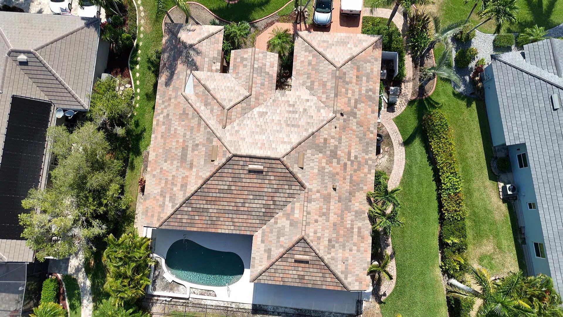 Residential Roofing Installation using Eagle Capistrano Tile in Walnut Creek Blend by Durabilis Roofing INC