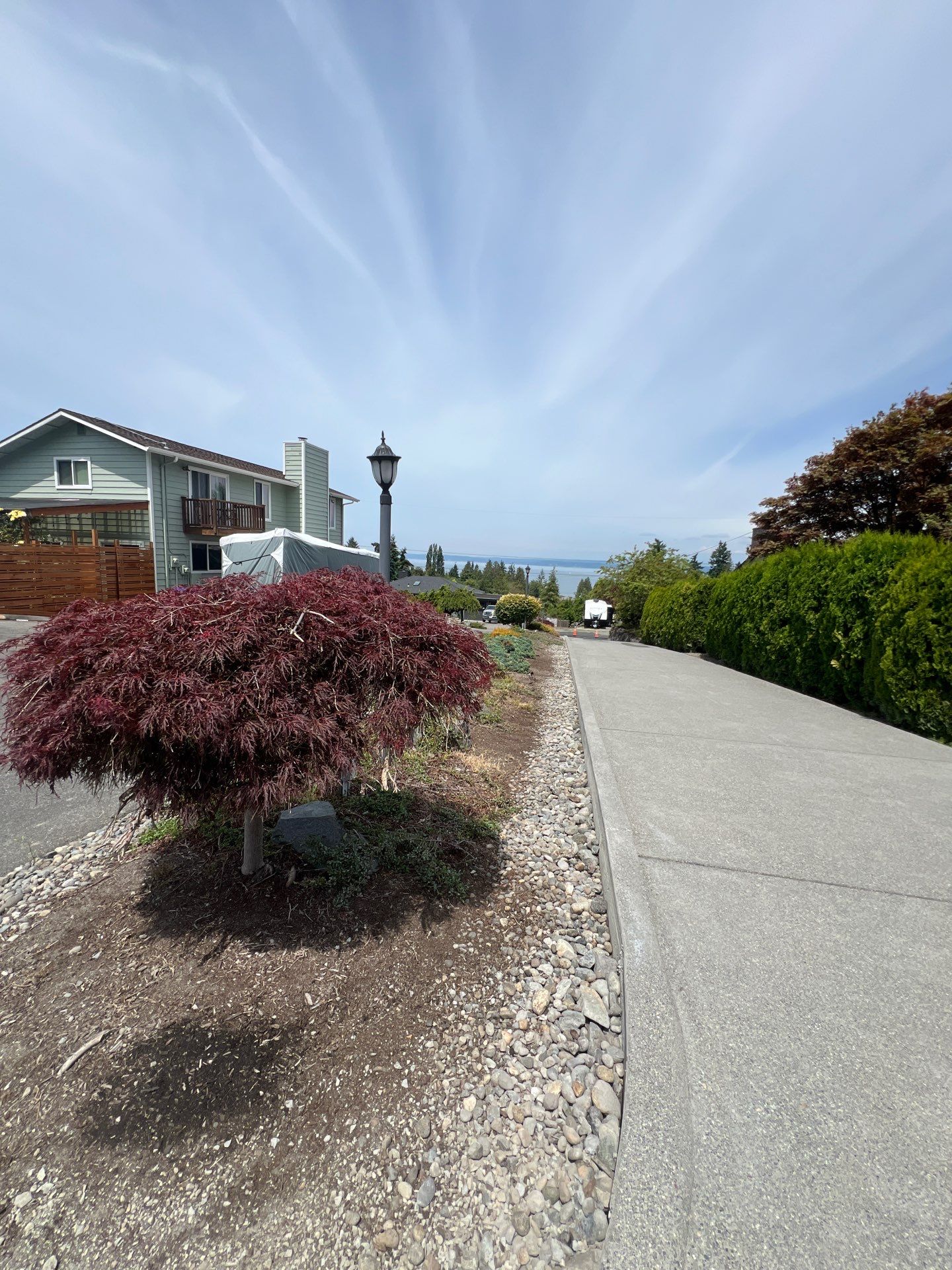 Concrete Driveway Makeover w/ Asphalt Patch | Everett  by Jireh Asphalt & Concrete Inc 