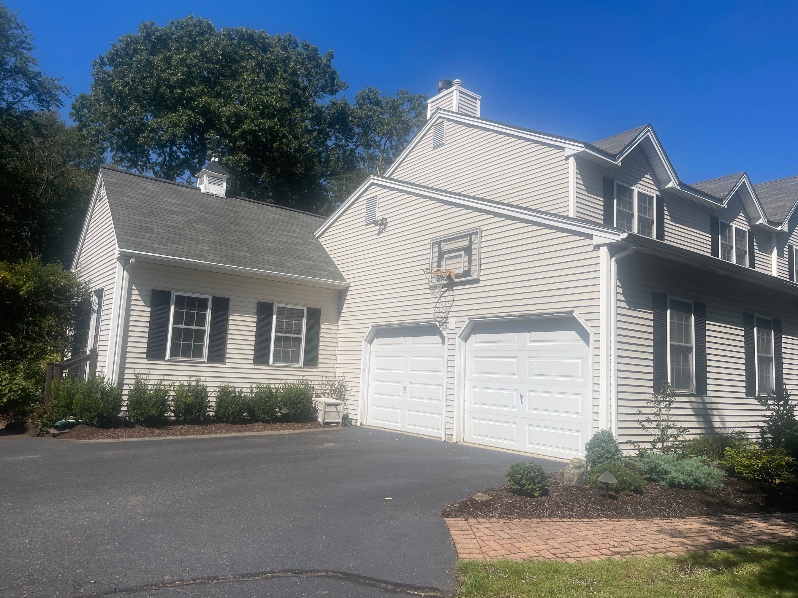 Residential Roofing Installation using Certainteed Landmark Moire Black by A Plus Exterior