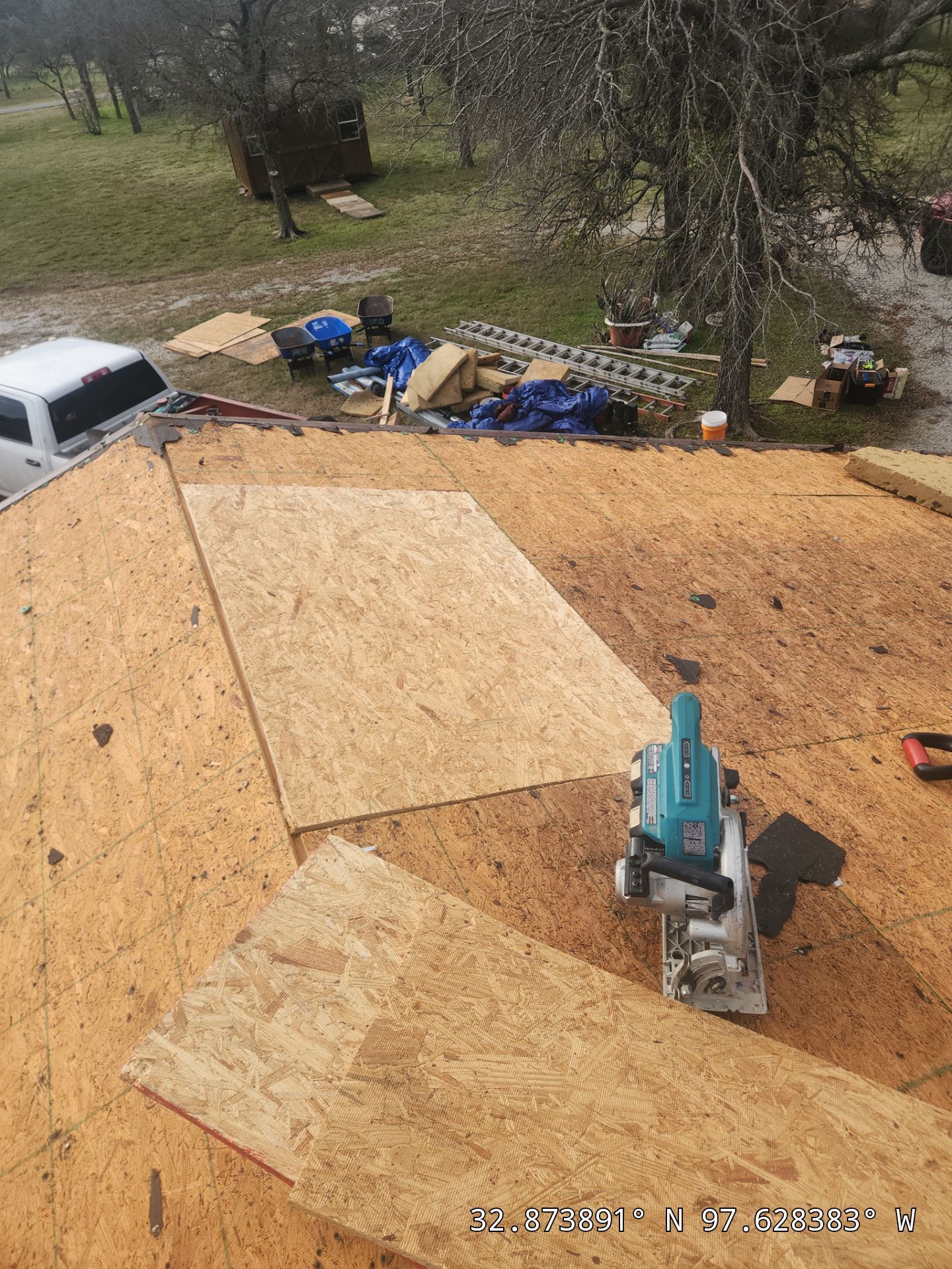 Project in Weatherford by Lonestar Roofing and Restoration LLC.