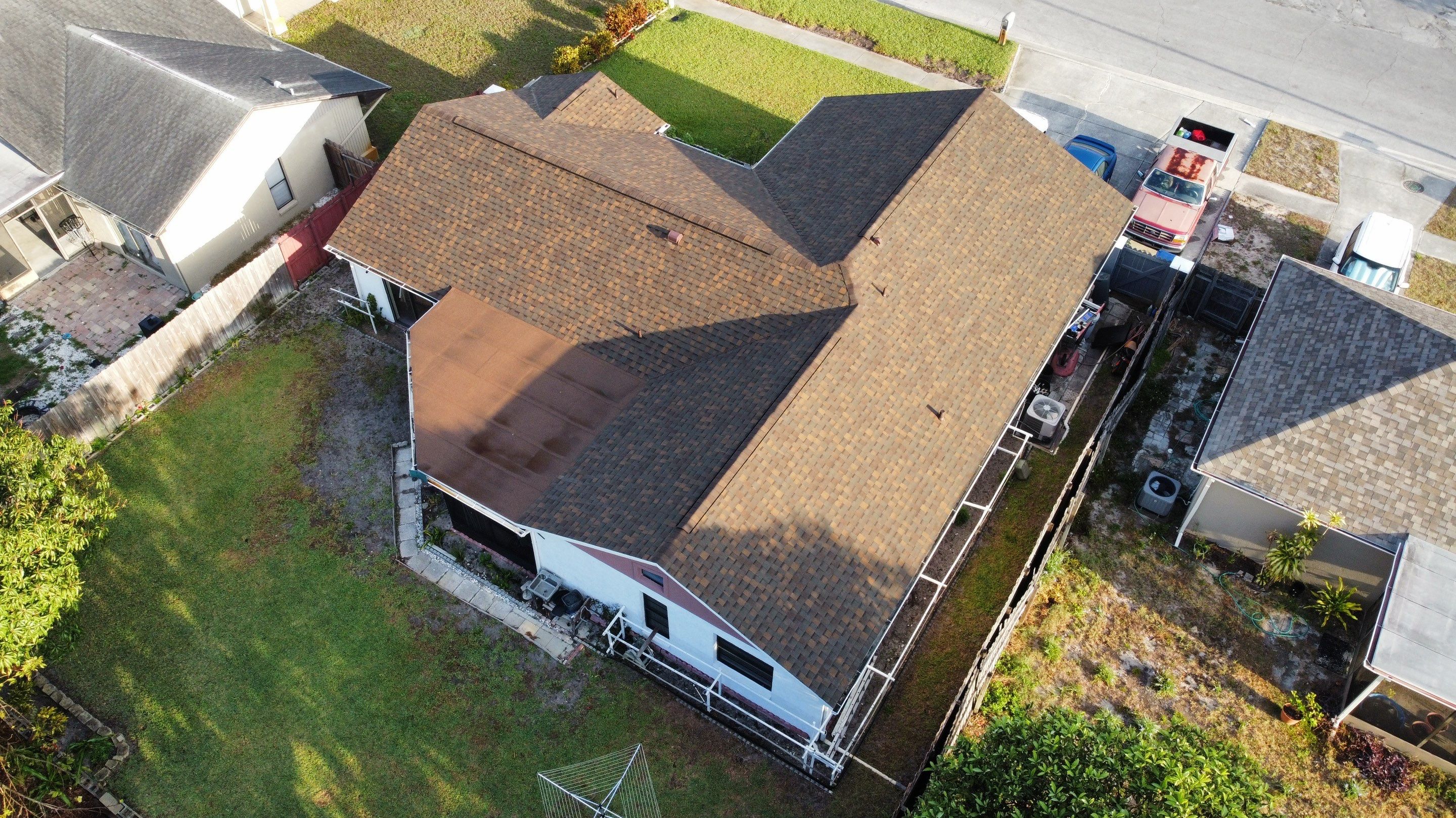 Roof replacement in Holiday FL, by Steadfast Roofing