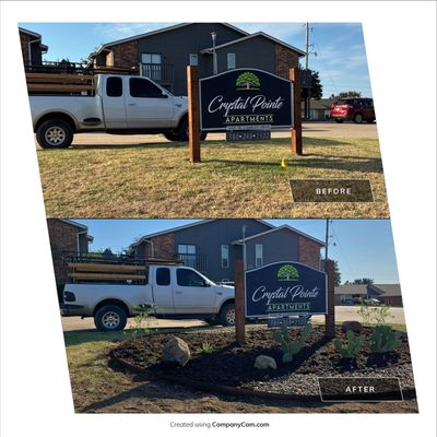 Landscape and concrete work