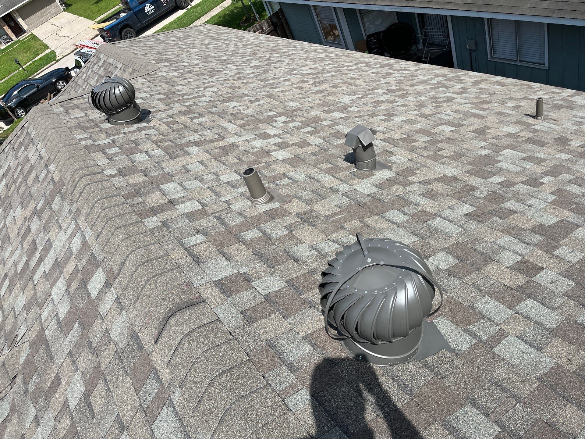 Residential Roofing Installation using Owen's Corning Duration (Lifetime) Shingles by Roof Repair Company