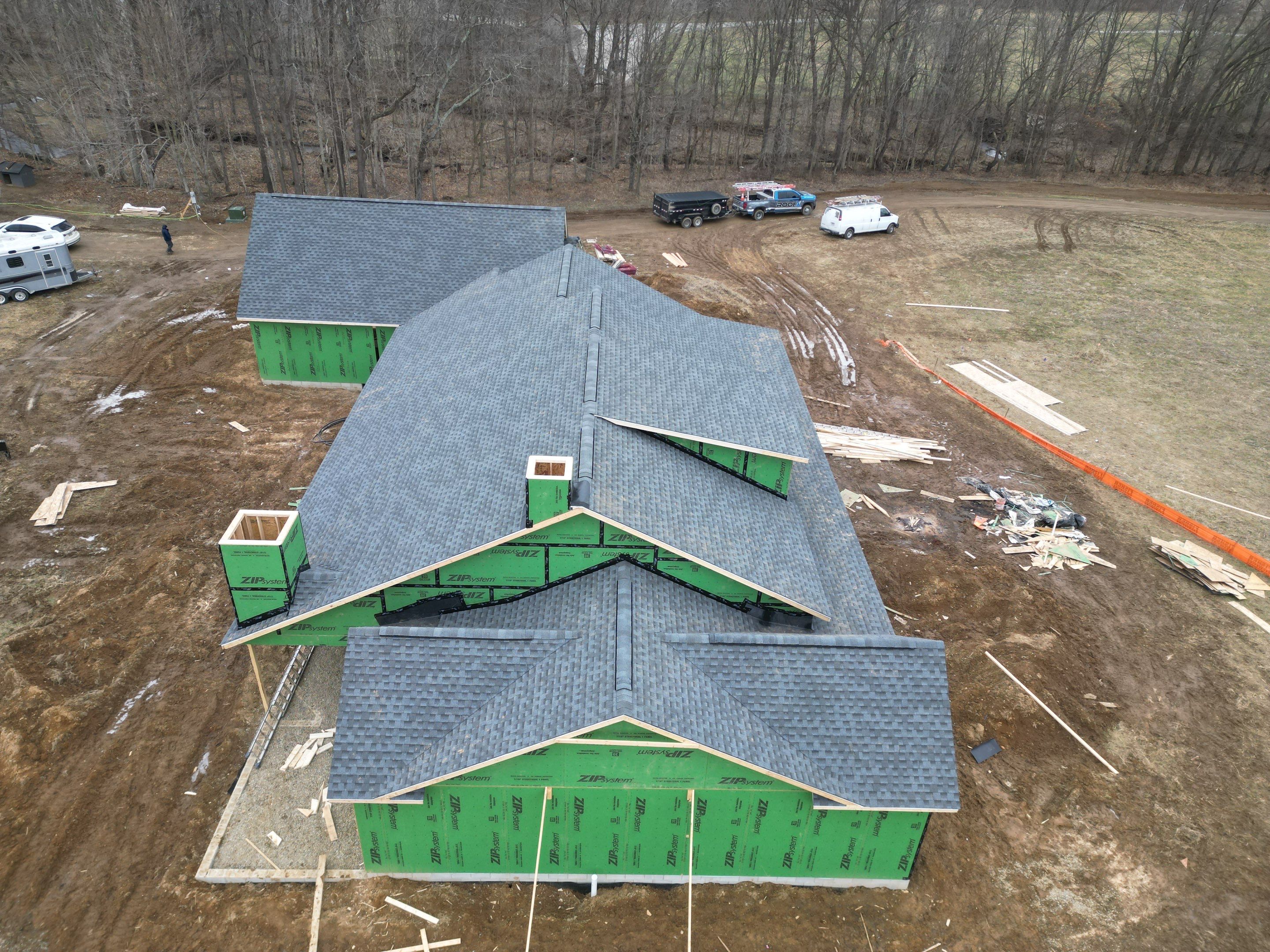 Residential Roofing Installation using Timberline HDZ Shingles - Williamsburg Slate by RoofX 