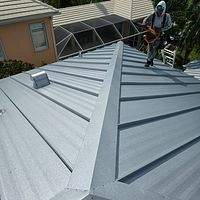 24ga 1.5" Mechanical Seam Mill Finish by Total Roofing System The Metal Roof Experts