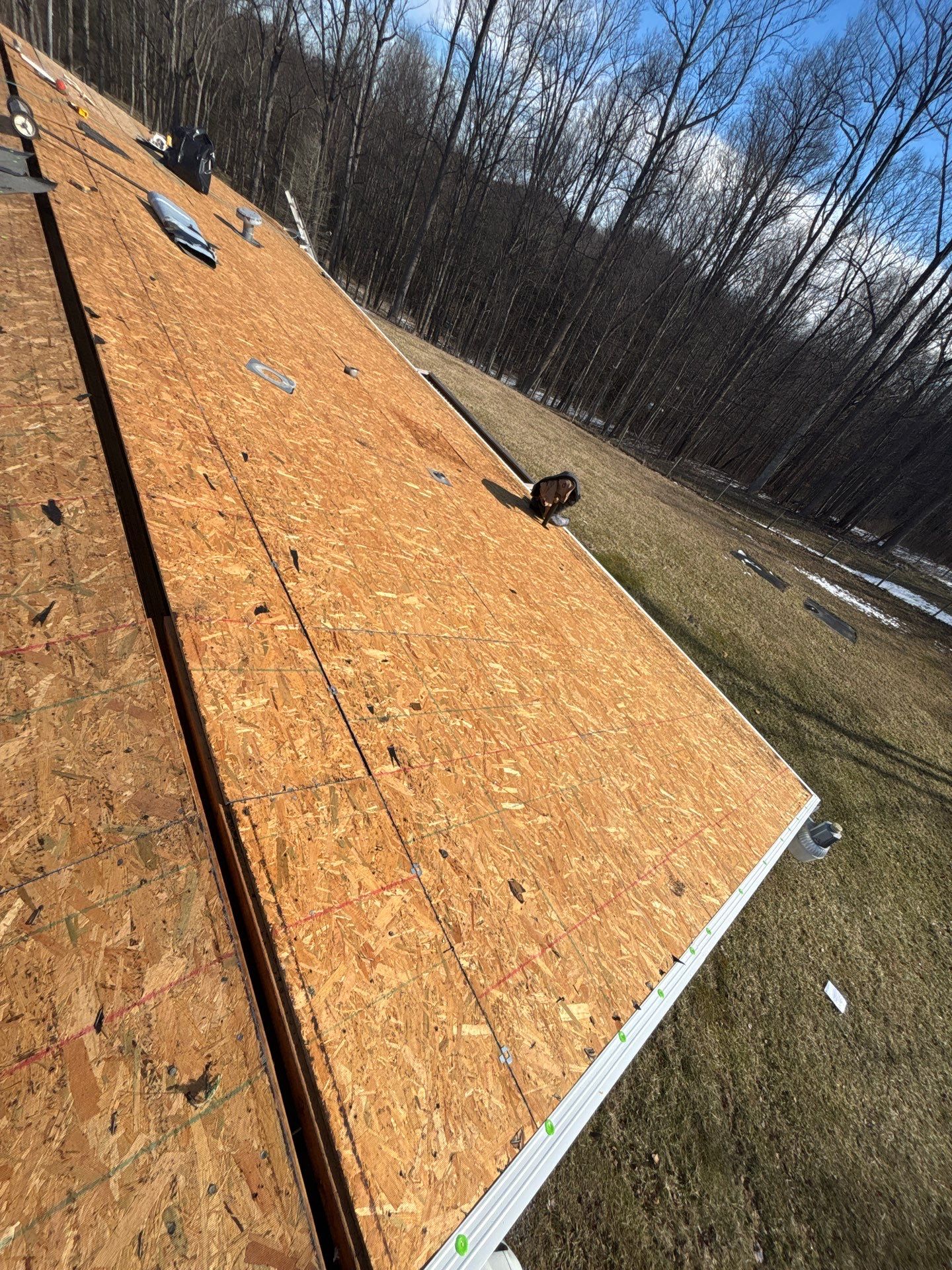 Residential Roofing Installation using GAF Timberline HDZ Pewter Gray by Rainstoppers Roofing