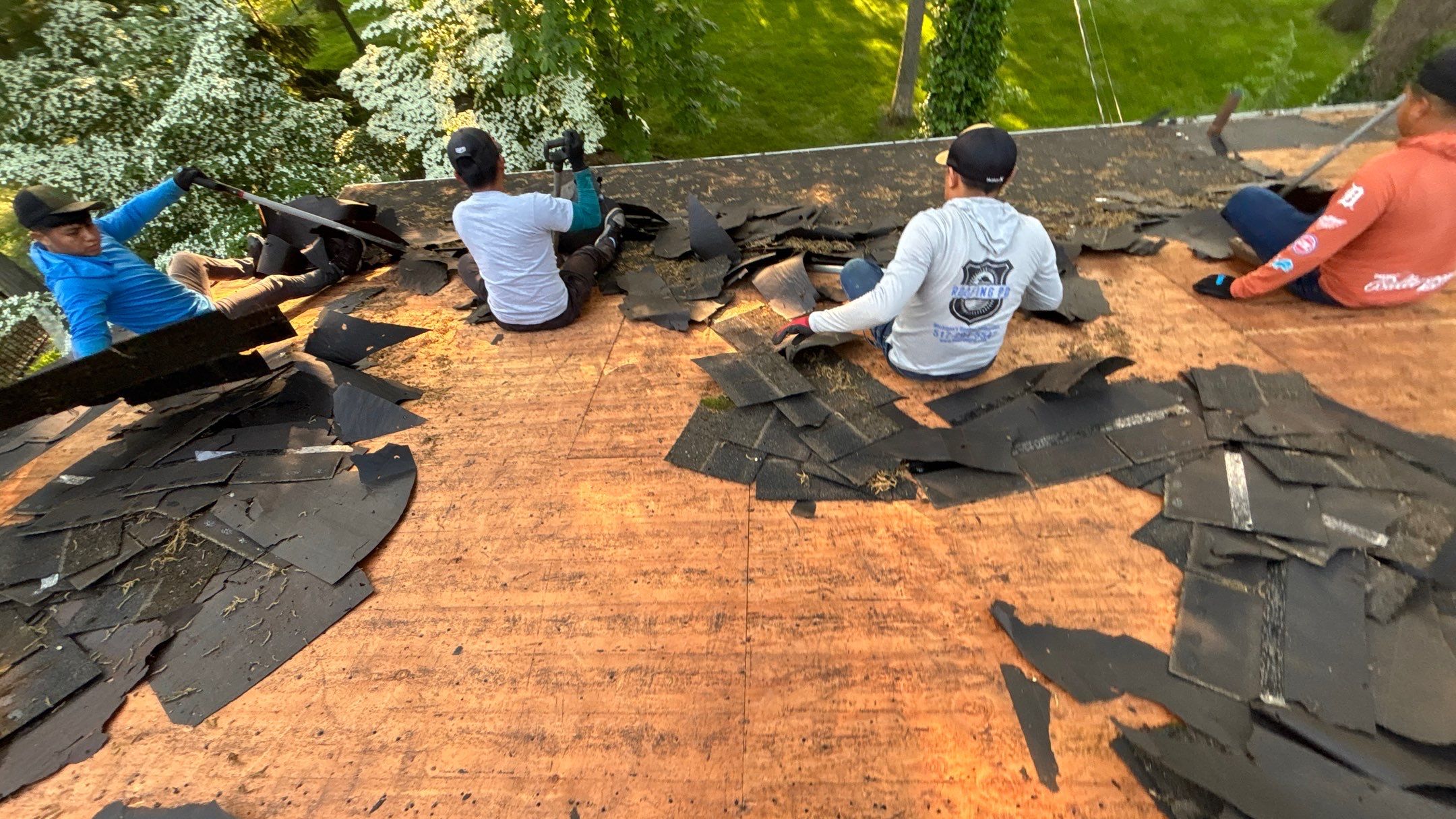 Roof Replacement using Owens Corning Teak by 180 Contractors