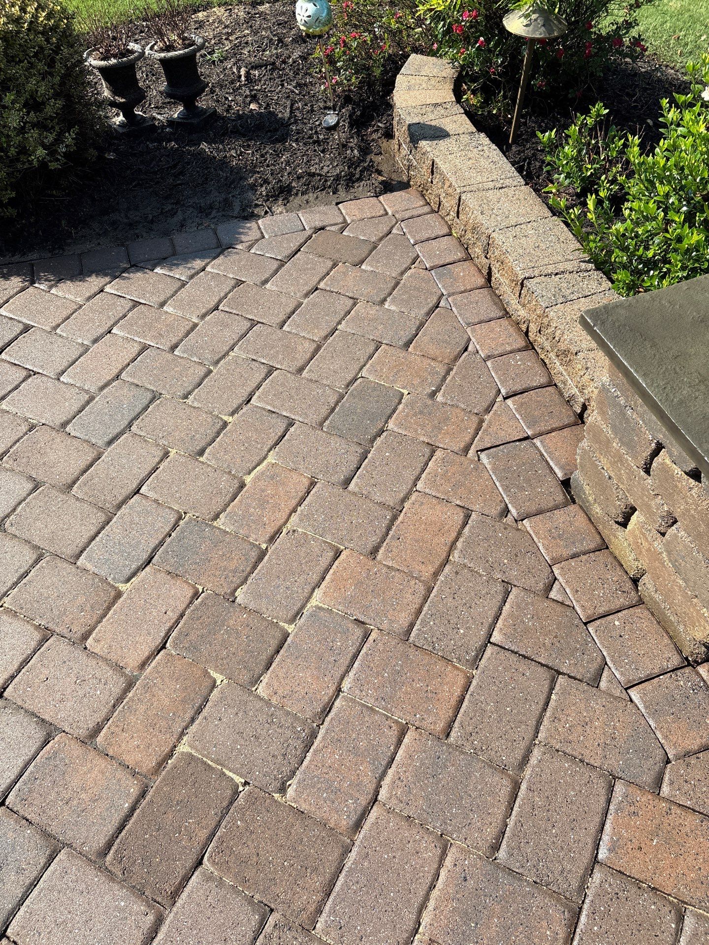 Paver Patio using Concrete Sealant by DuraSeal