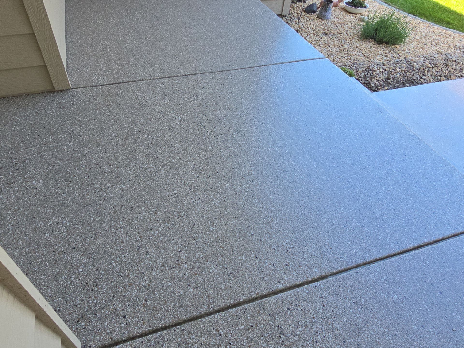 Walkway Transformation using Claystone Hybrid by Croc Coatings, LLC