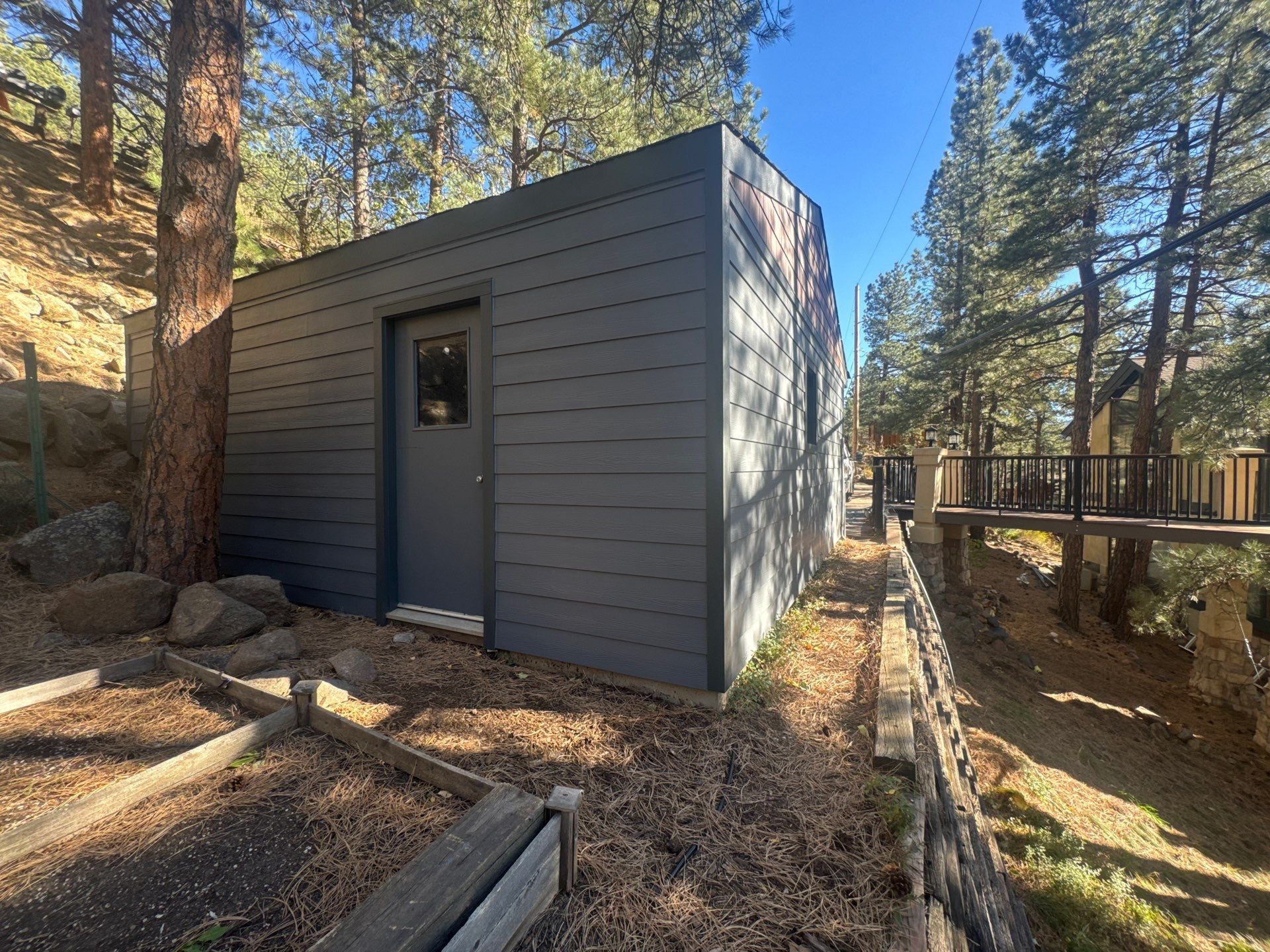 Project in West Boulder Canyon by Ideal Siding Boulder