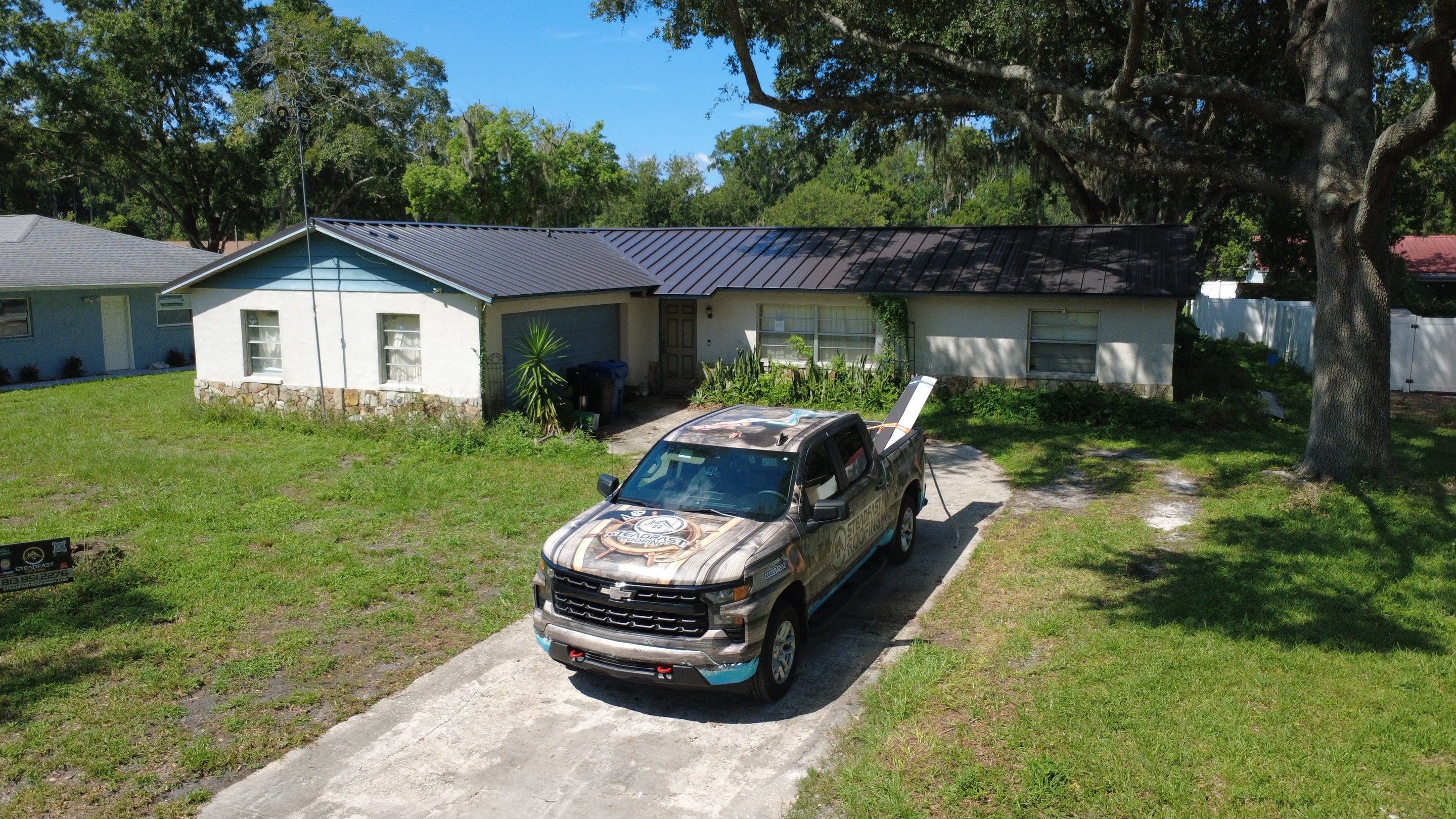 Roof Replacement in Lutz, FL by Steadfast Roofing 