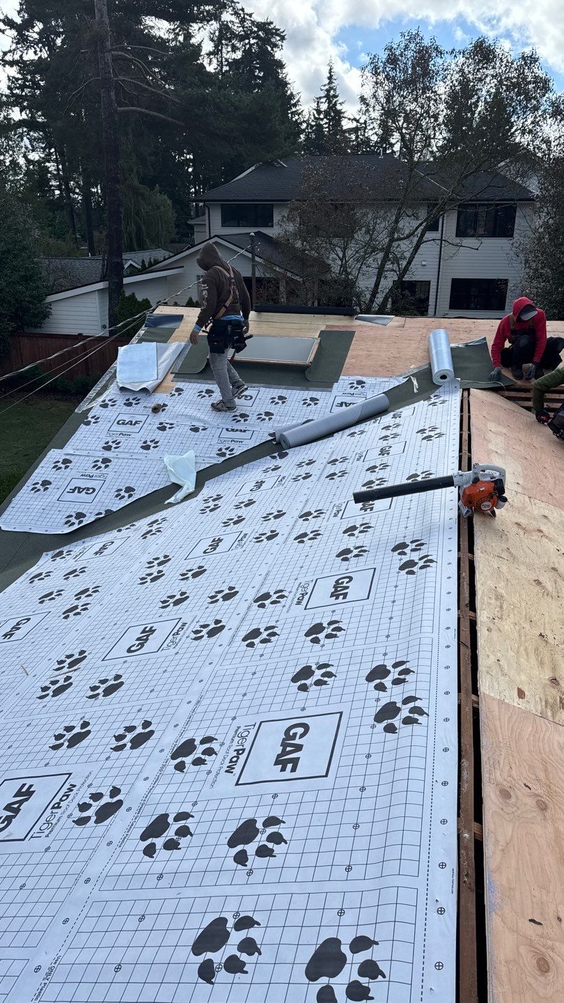 Residential Roofing Installation using GAF HDZ Shingles by Roofing Formula LLC