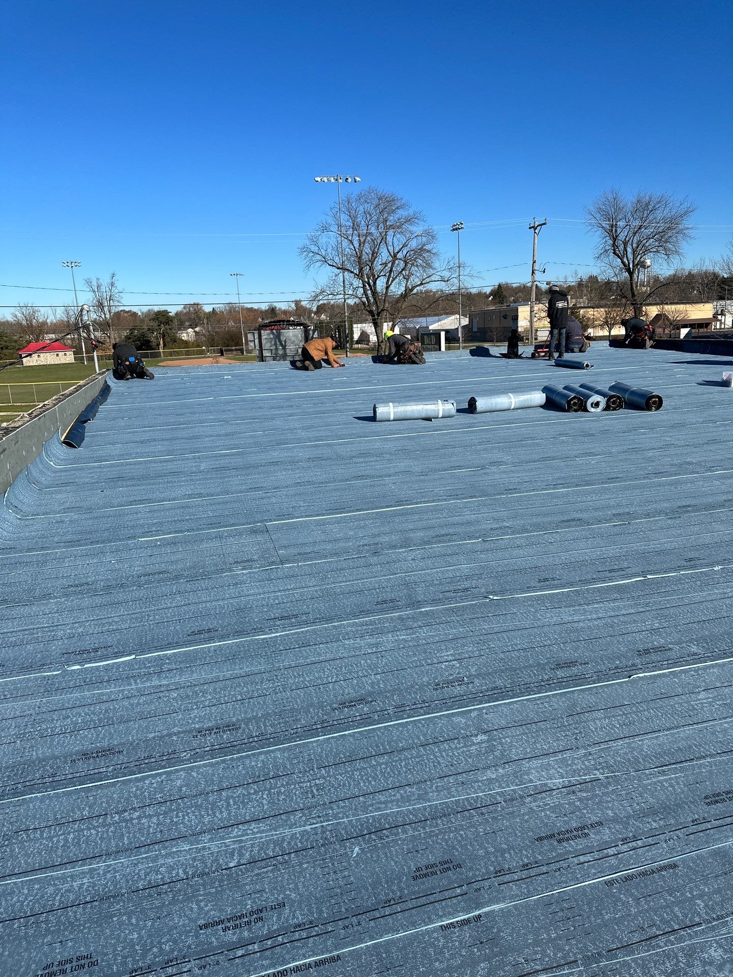 Commercial Roofing using Certainteed Flintastic Self Adhered by Stendahl Services