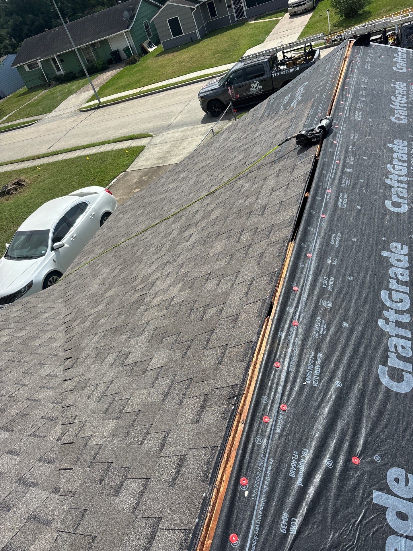 Residential Roofing Repair using Owen's Corning Duration (Lifetime) Shingles by Roof Repair Company