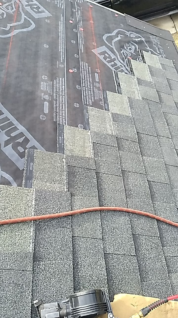 Residential Roofing Installation using Owens Corning Oakridge- Williamsburg Gray by Indigo State Roofing