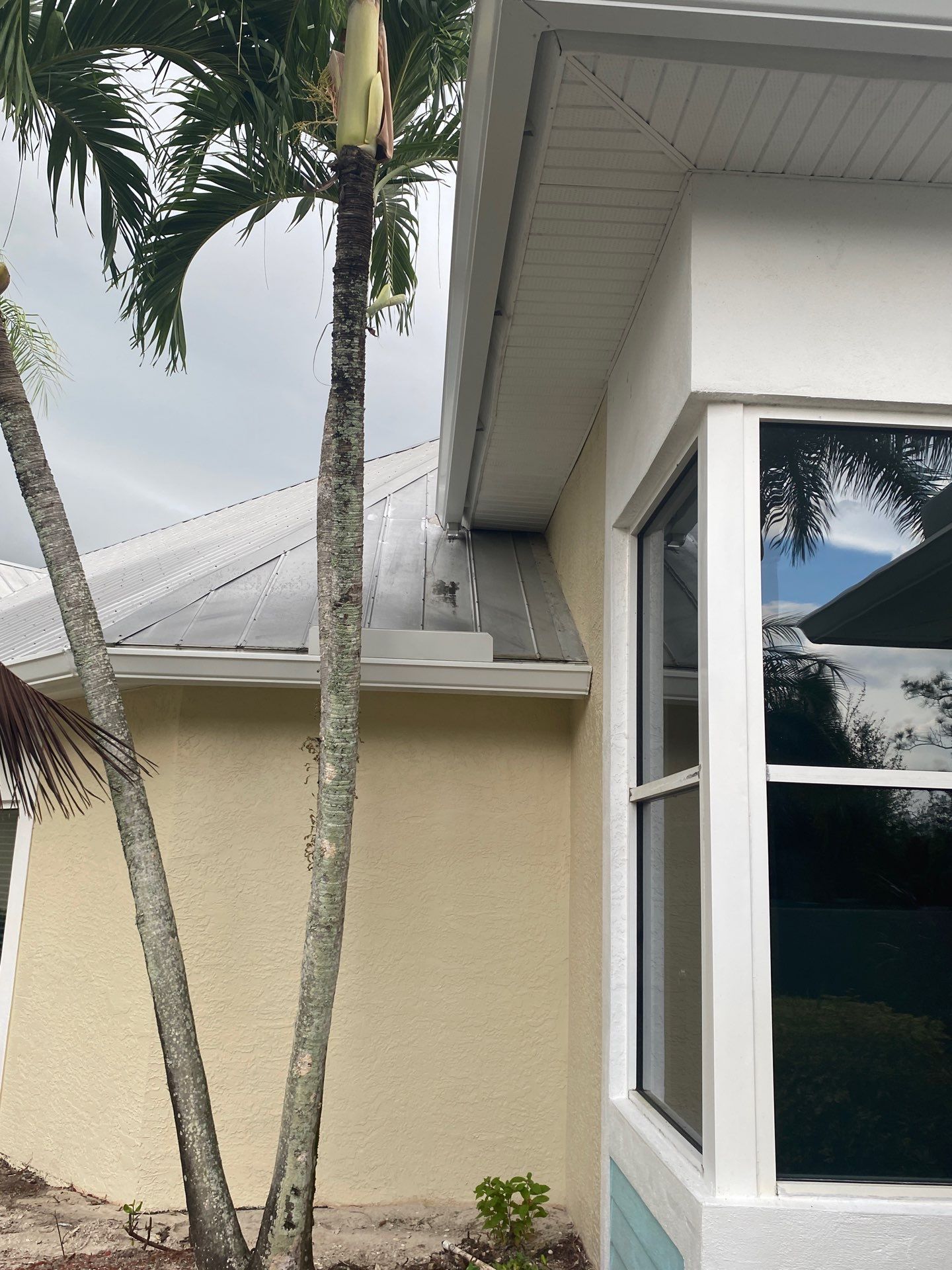 White K-Style Gutters in Fort Myers FL by Gutter Professors