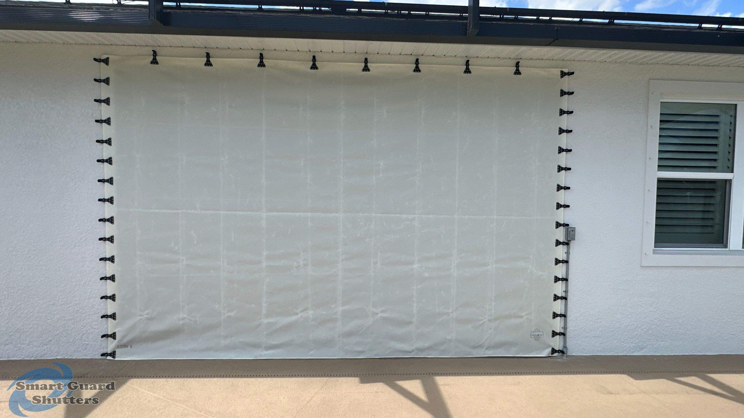 Hurricane Protection in White by Smart Guard Shutters