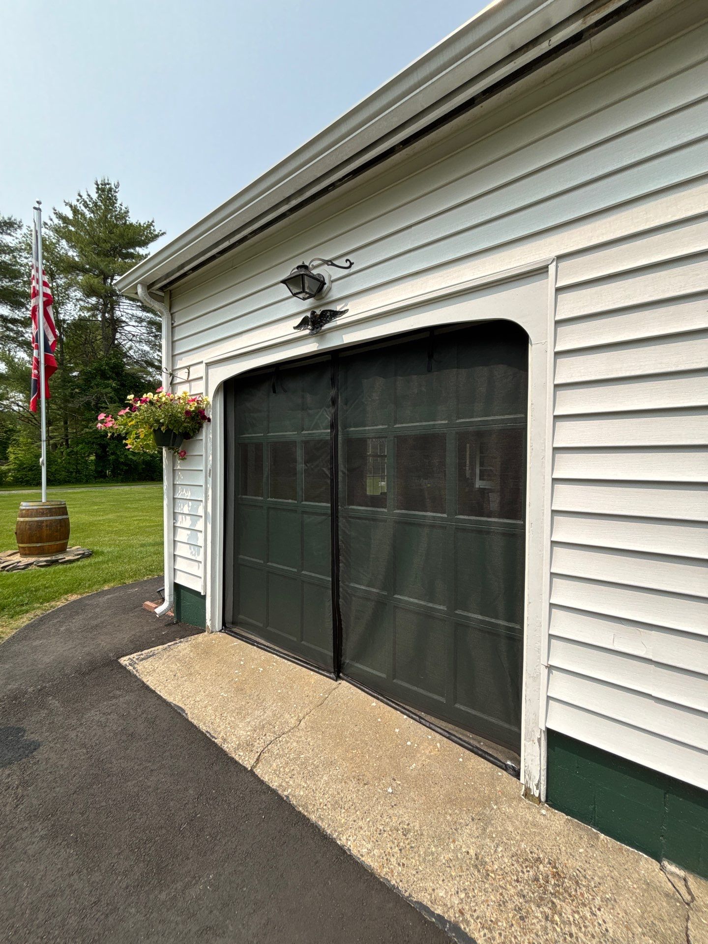 Screen Installation for Garage Door by Keene Door