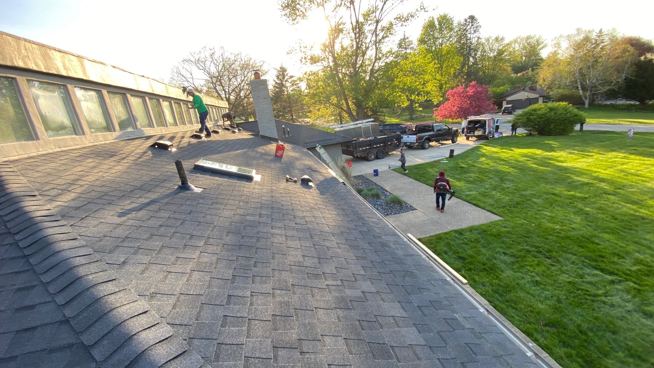 Roof Replacement using CertainTeed Landmark by 180 Contractors