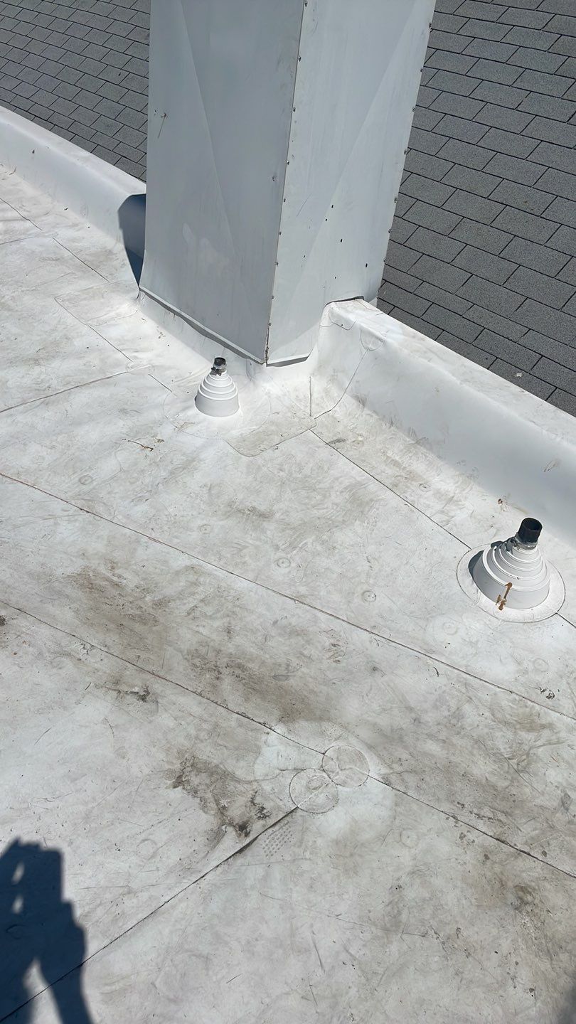 Commercial Flat Roof Installation using GAF 60Mil TPO  by Orezona Building & Roofing Company, Inc.