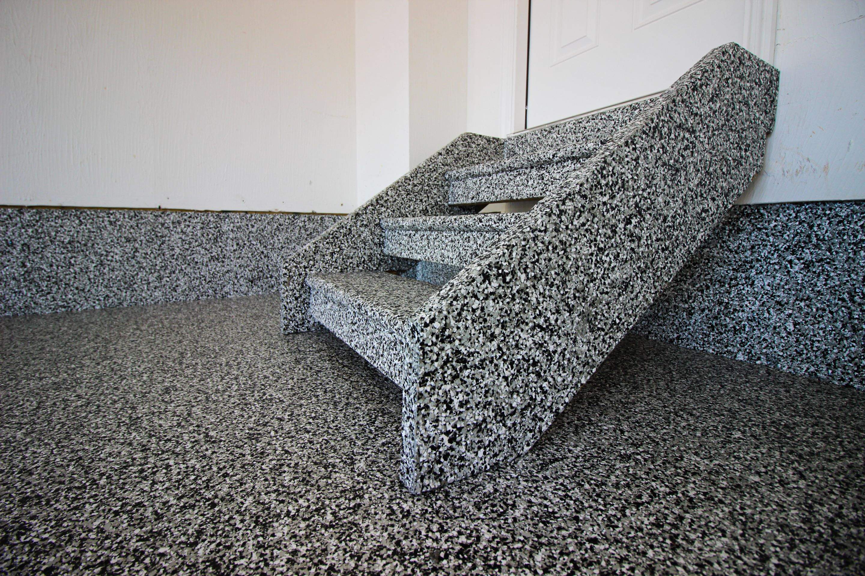 Garage Floor using Domino by Your1DayFloor.com