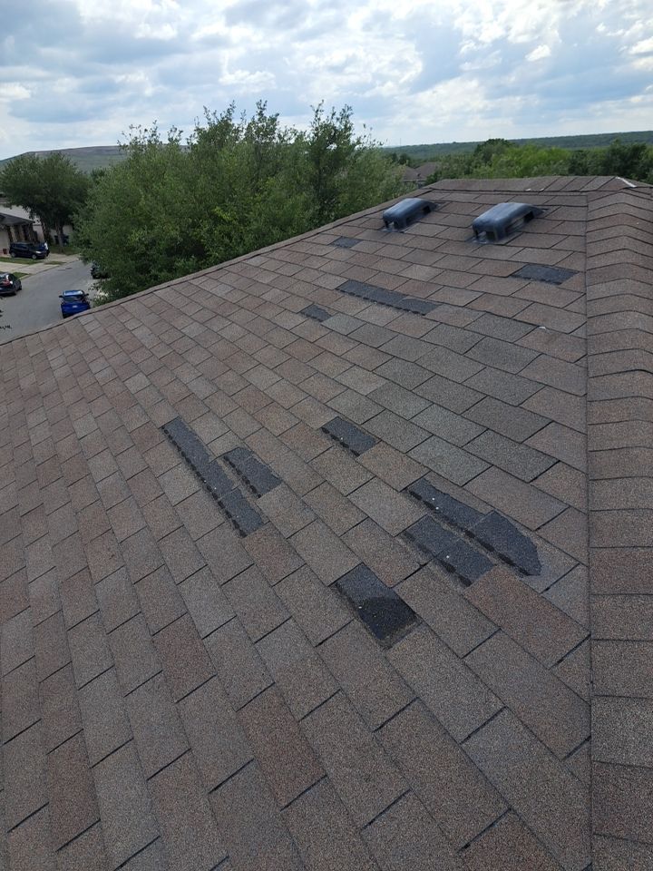 Reroof w/ window repairs by Heaven Sent Roofing, LLC 