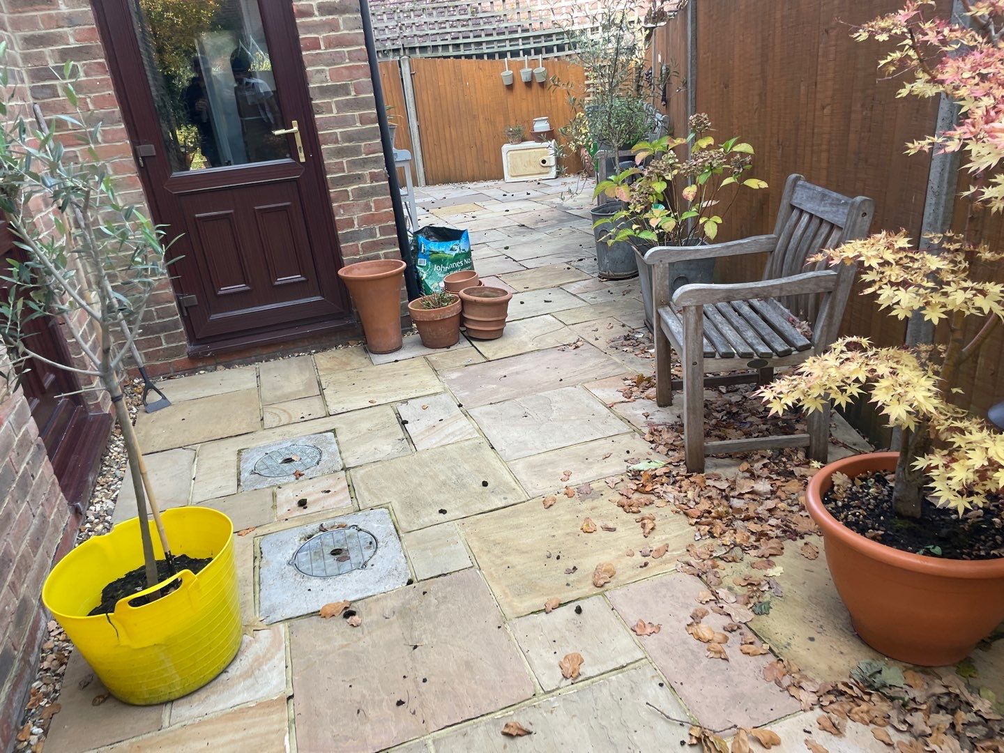 Roof Patio Driveway Clean using Honda 15lpm Low Pressure Washing Machine by Ges Exterior Cleaning ltd