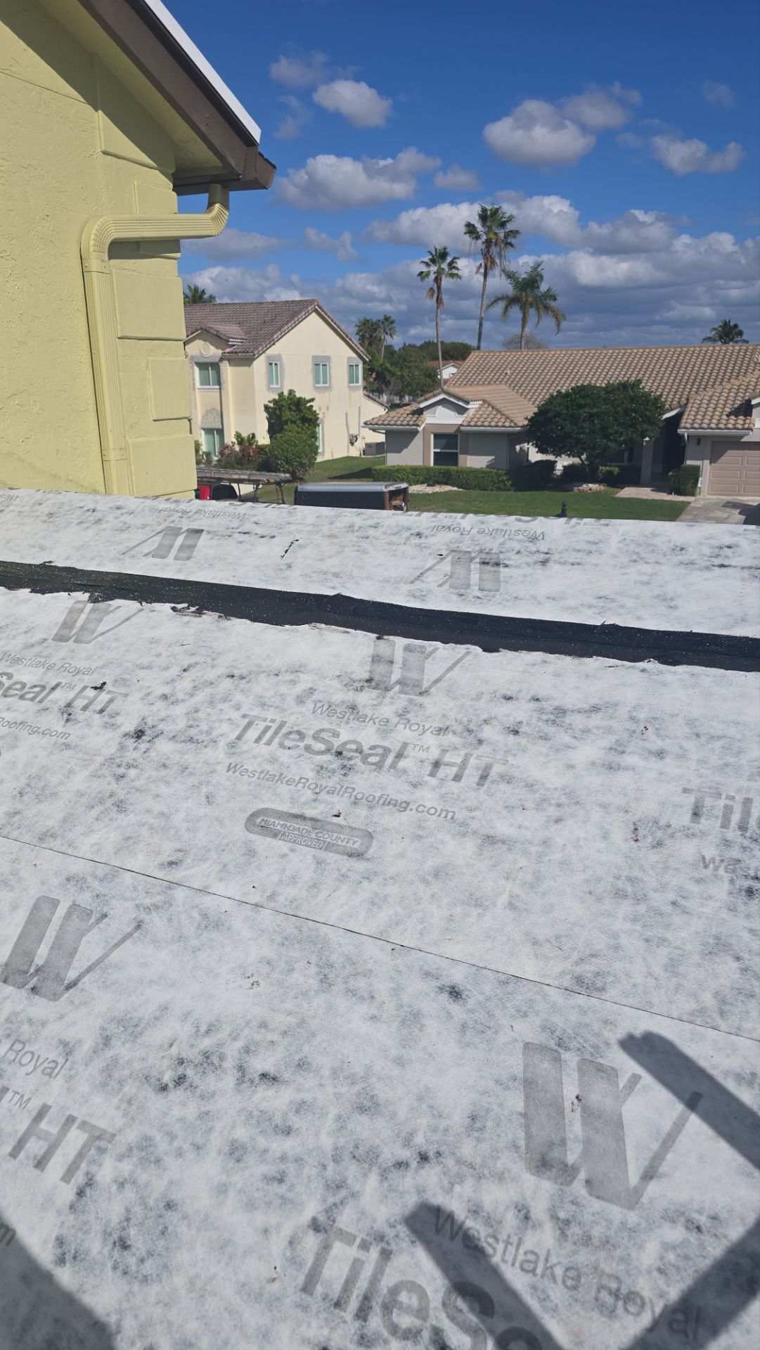 Full Clay Tile Roof Replacement and Decking Repair in Boca Raton by Aastro Roofing