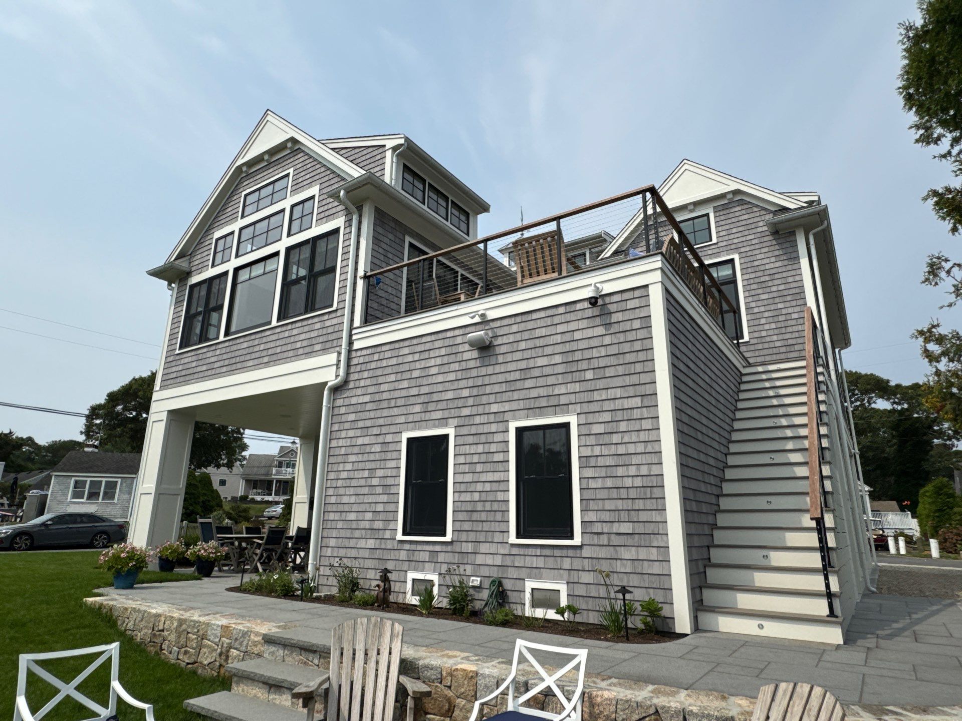 Half Round Gutter Installation in Bourne, MA by Gutter Pro Enterprises