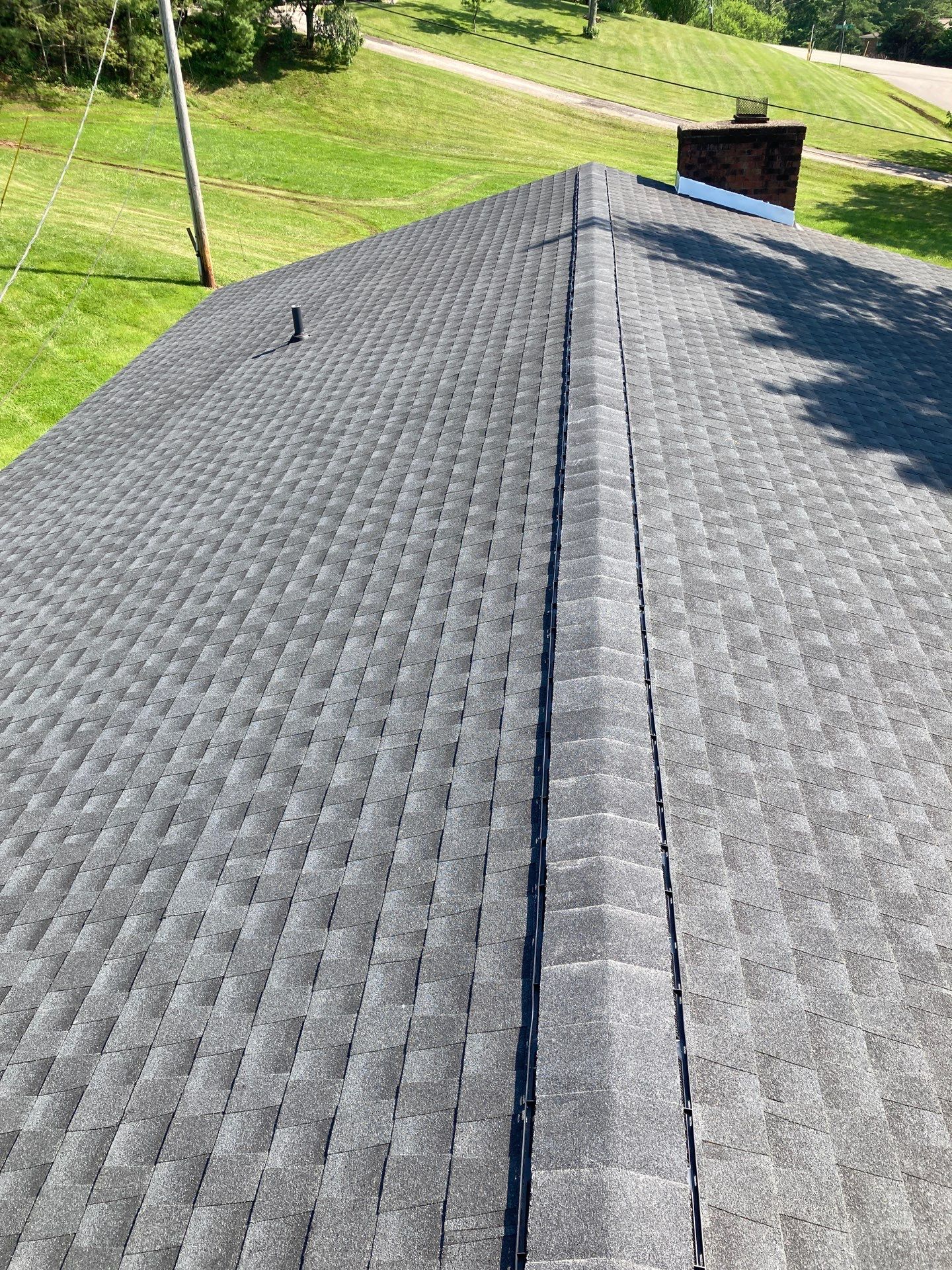 Residential Roofing Installation using GAF Timberline HDZ Charcoal by Rainstoppers Roofing