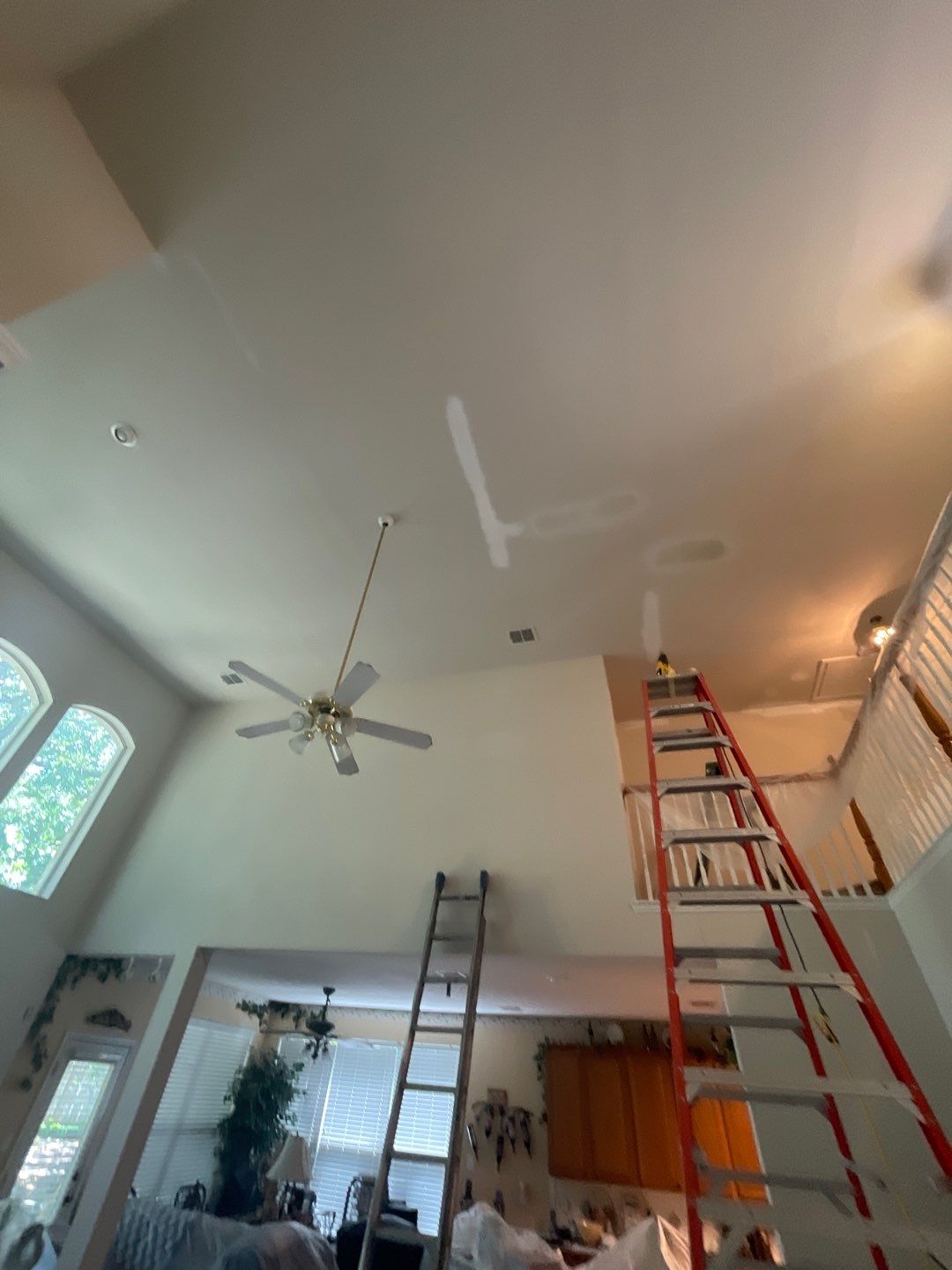 Full Exterior Remodel (Roofing, painting, Gutters) & Interior Damage Repair & Painting by First United Roofing & Construction