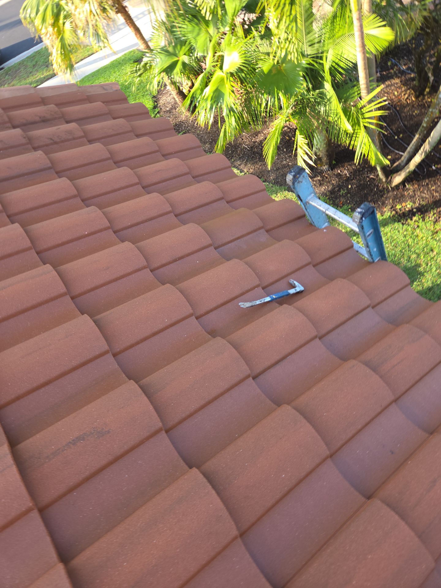Clay Tile Roof Repair and Ridge Cap Maintenance in Boca Raton by Aastro Roofing
