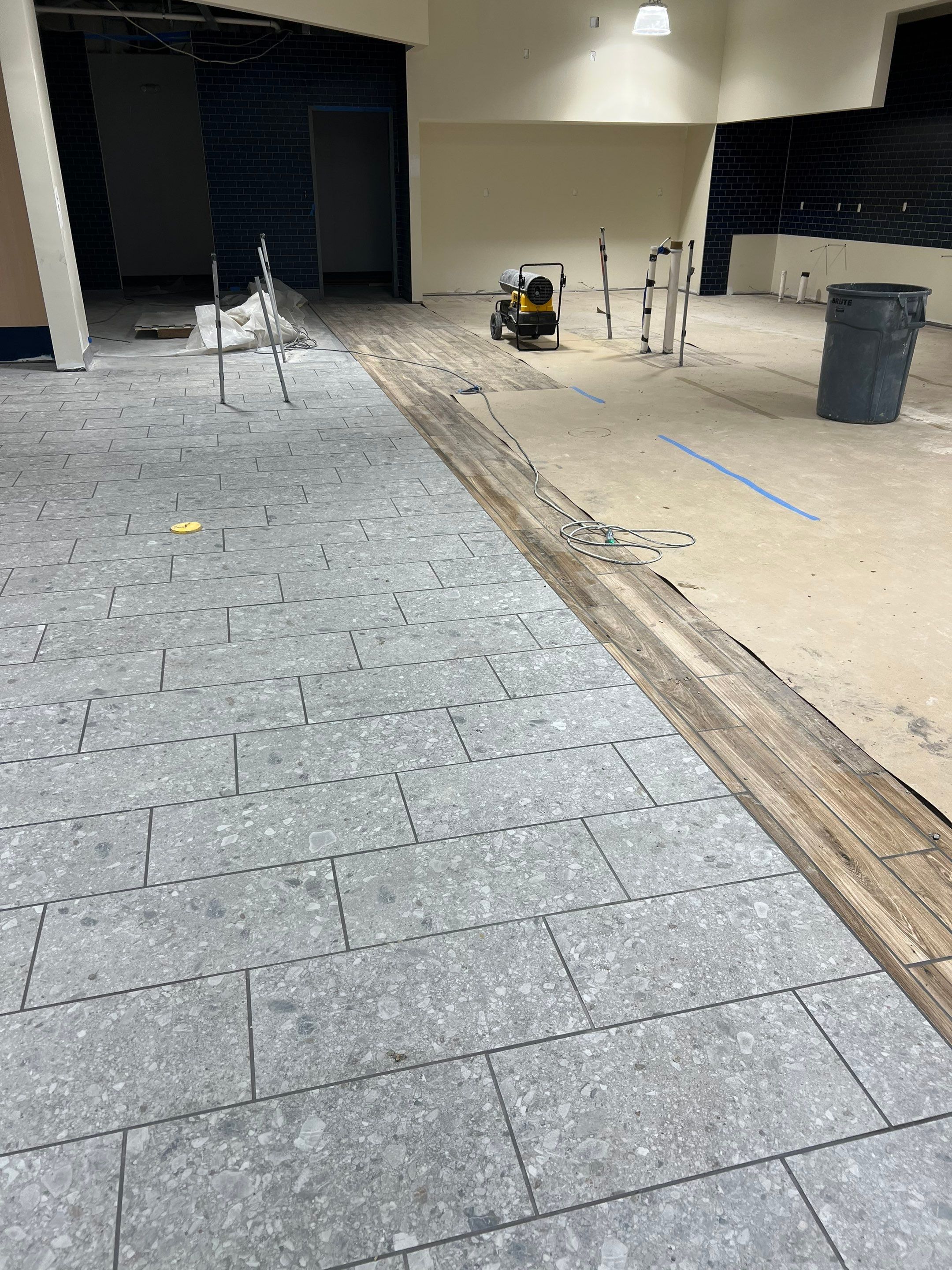 Project in Garner, NC by Harrison Tile Company