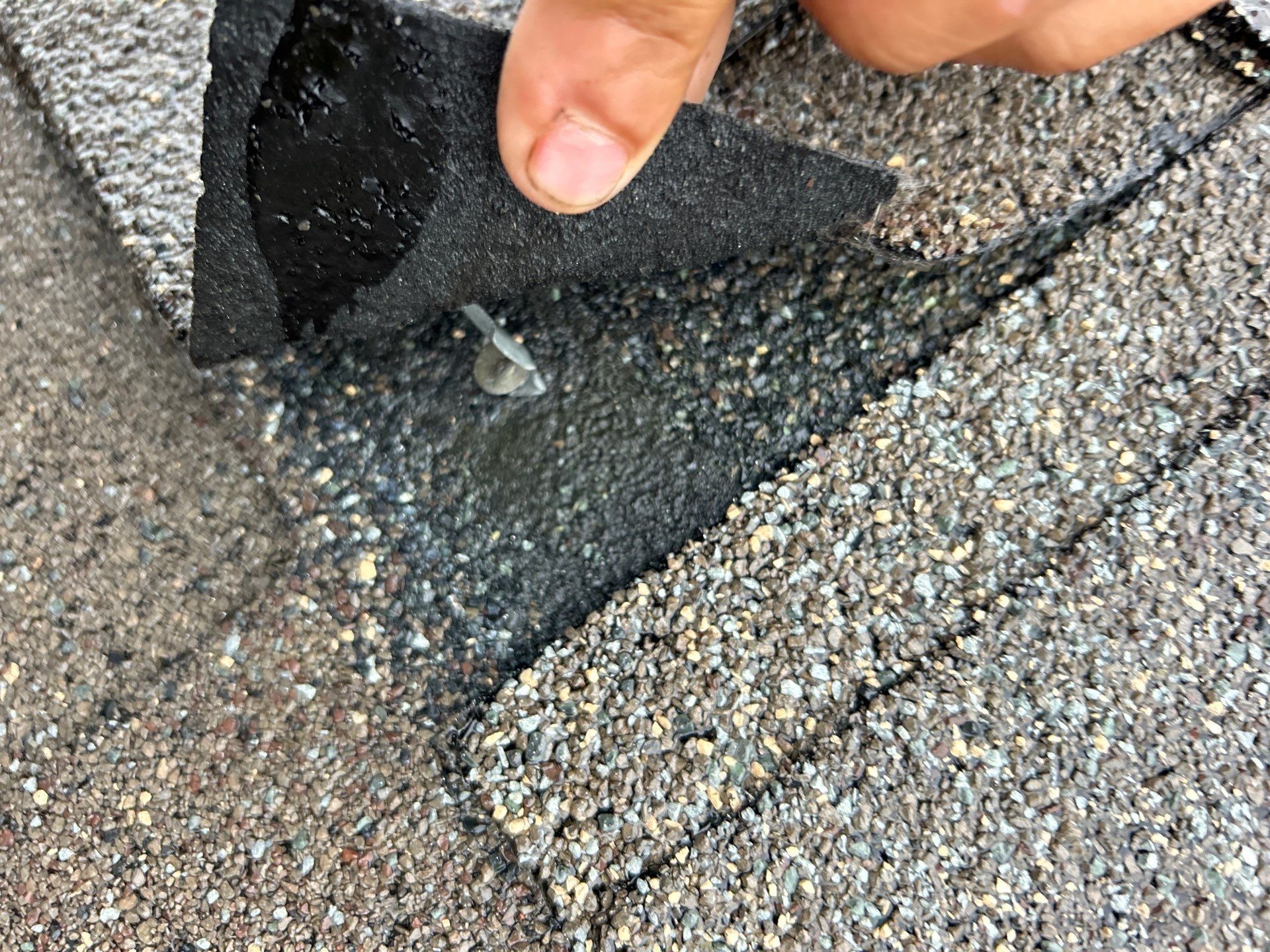 Hail Damage using Owen's Corning Duration (Lifetime) Shingles by Roof Repair Company