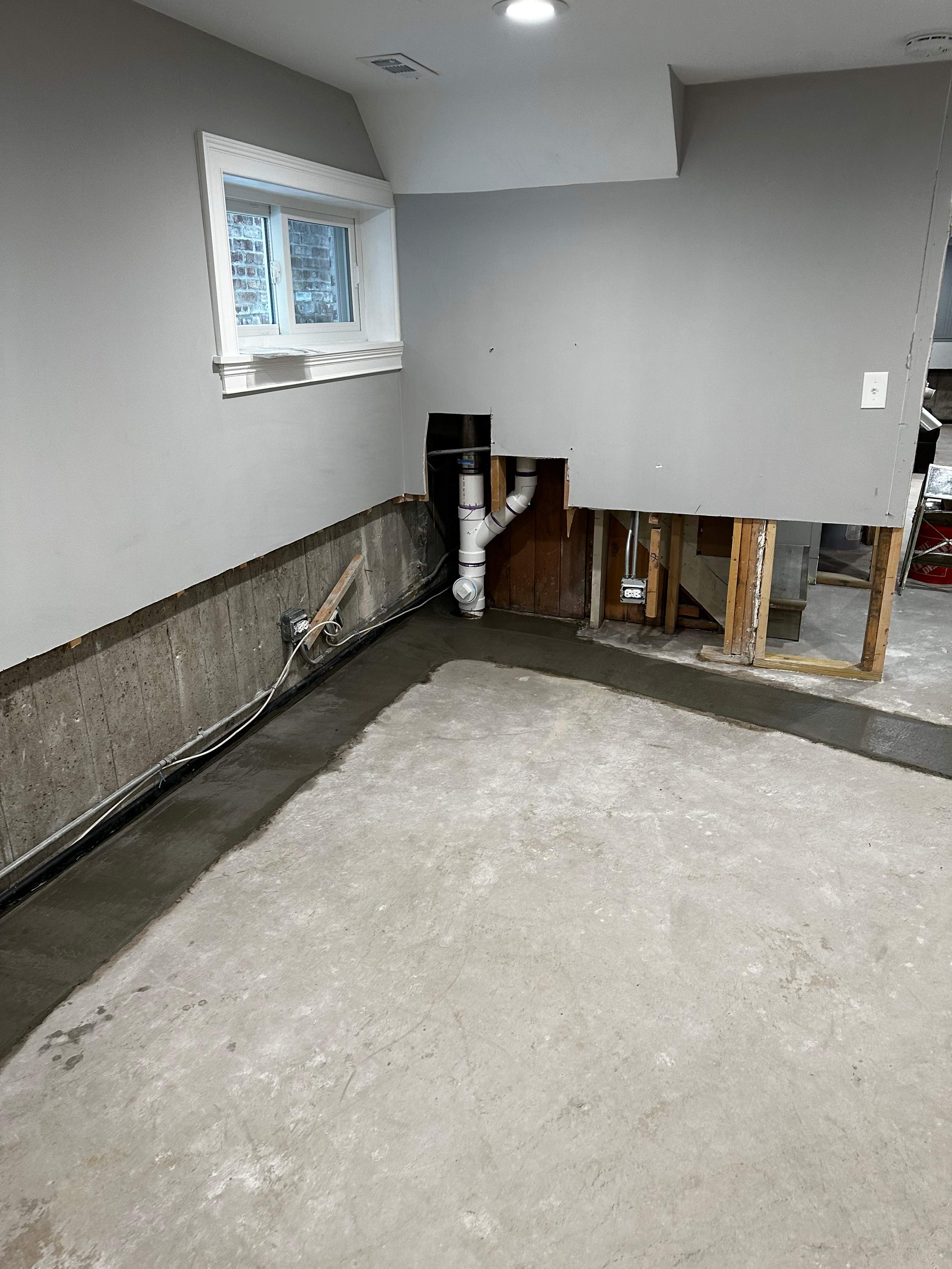 Complete Interior Basement Waterproofing by Allied Water Services