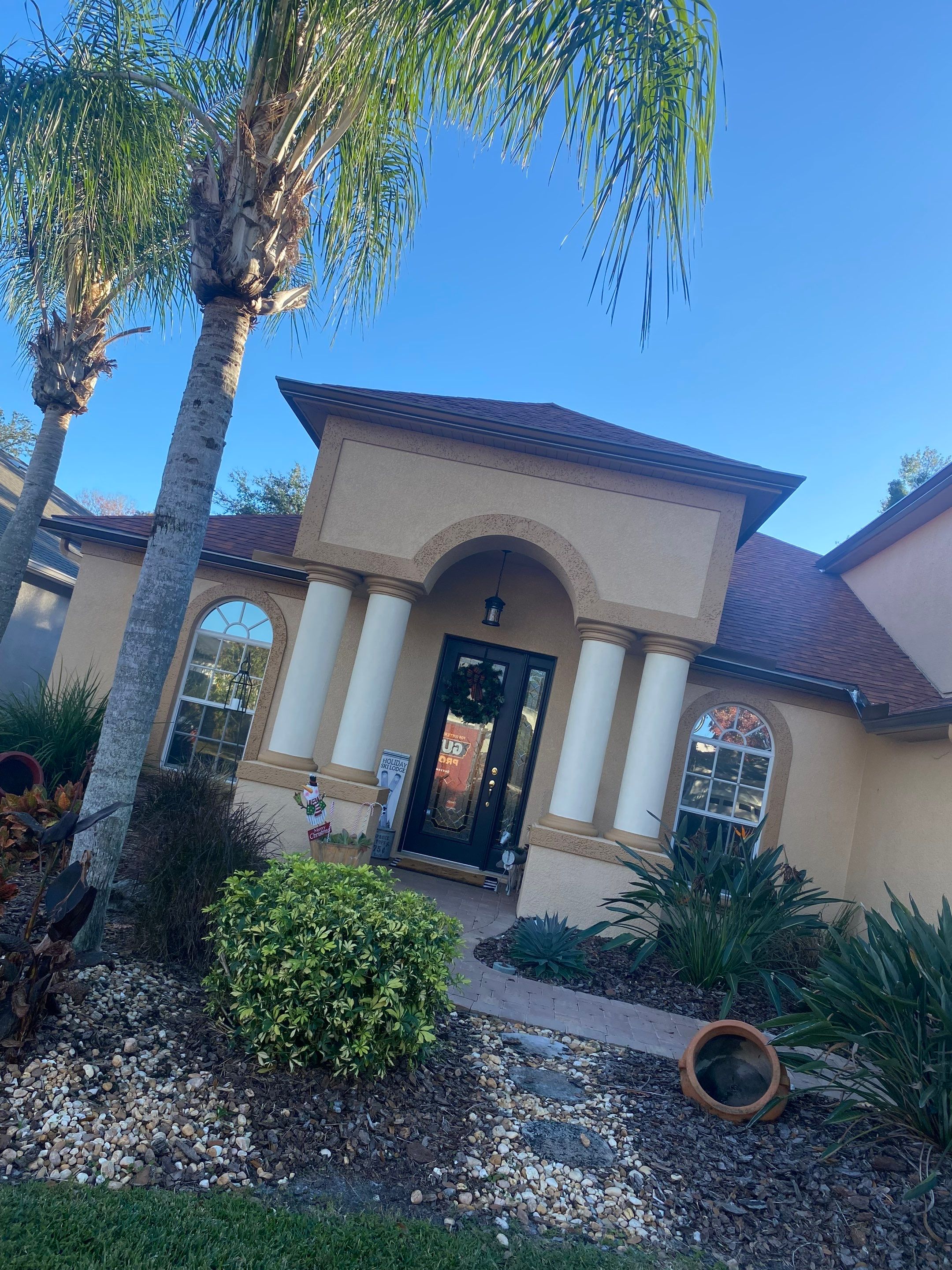 6 Inch Seamless Gutters using Copper Gutters in Wesley Chapel FL by Gutter Professors