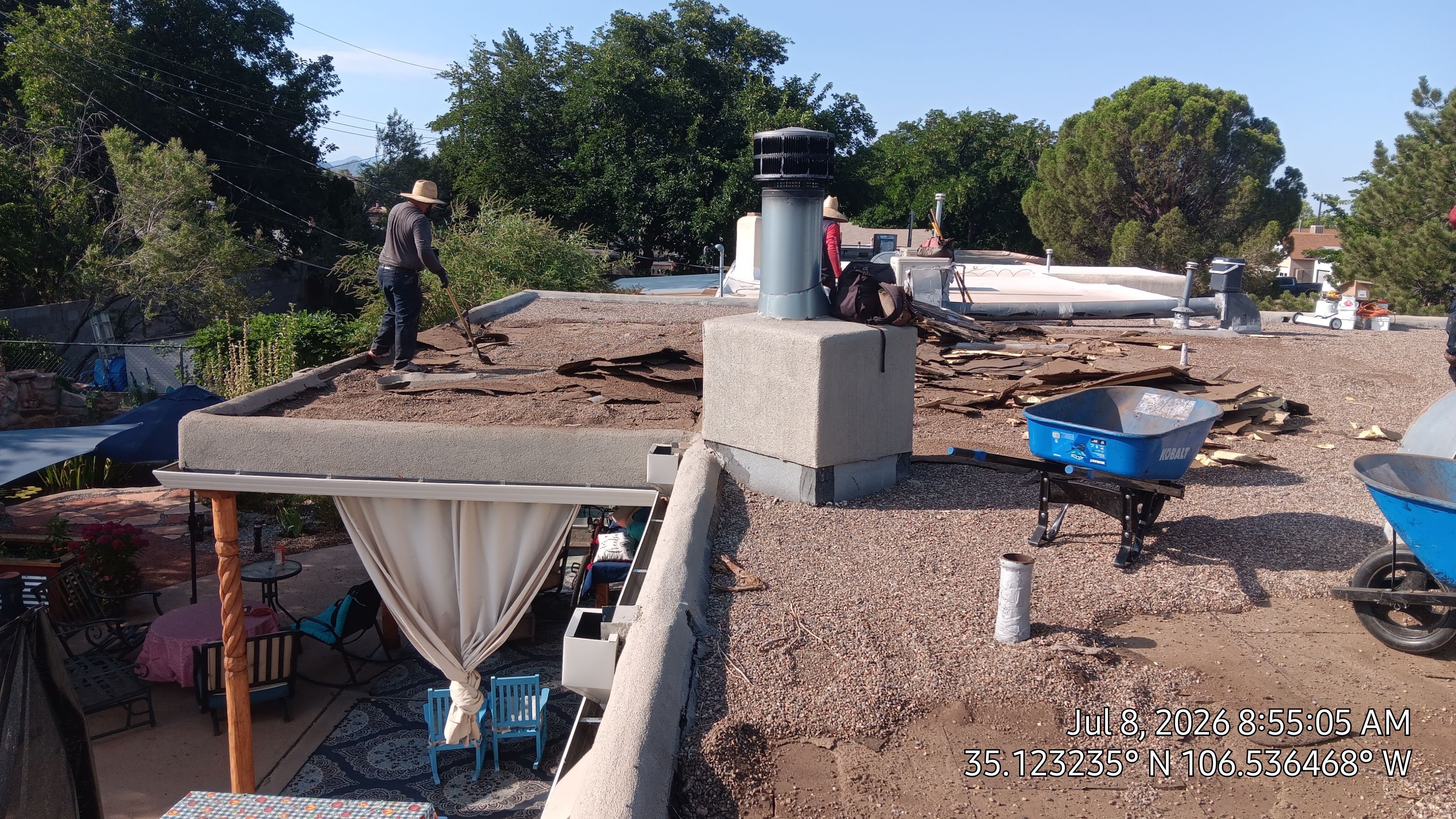 Albuquerque Tar and gravel replaced with Slope and TPO Membrane System by Doyle Roof Masters Inc