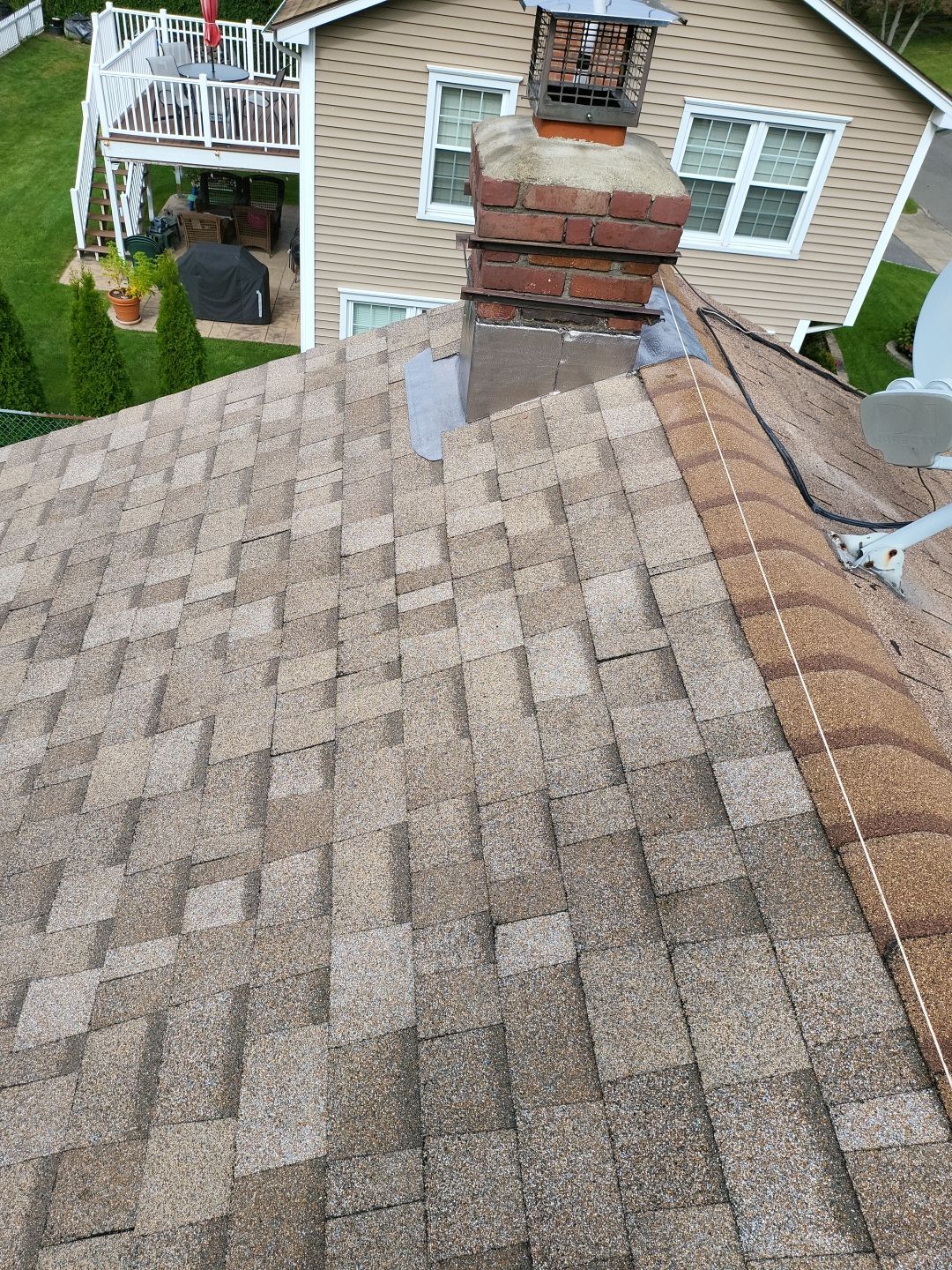 Residential Roofing Installation using Owens Corning TruDefinition Amber by A Plus Exterior