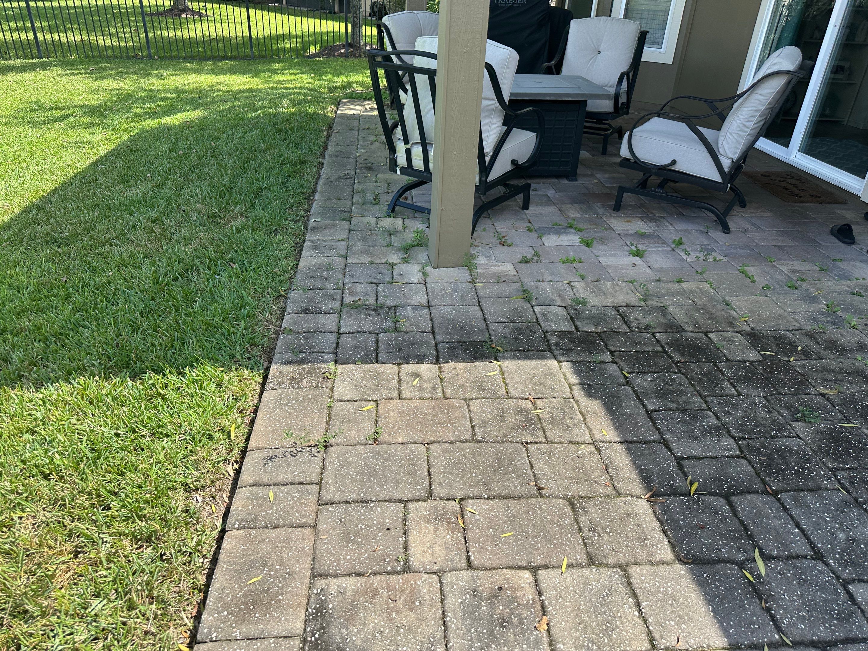 Paver Patio using Concrete Sealant by DuraSeal