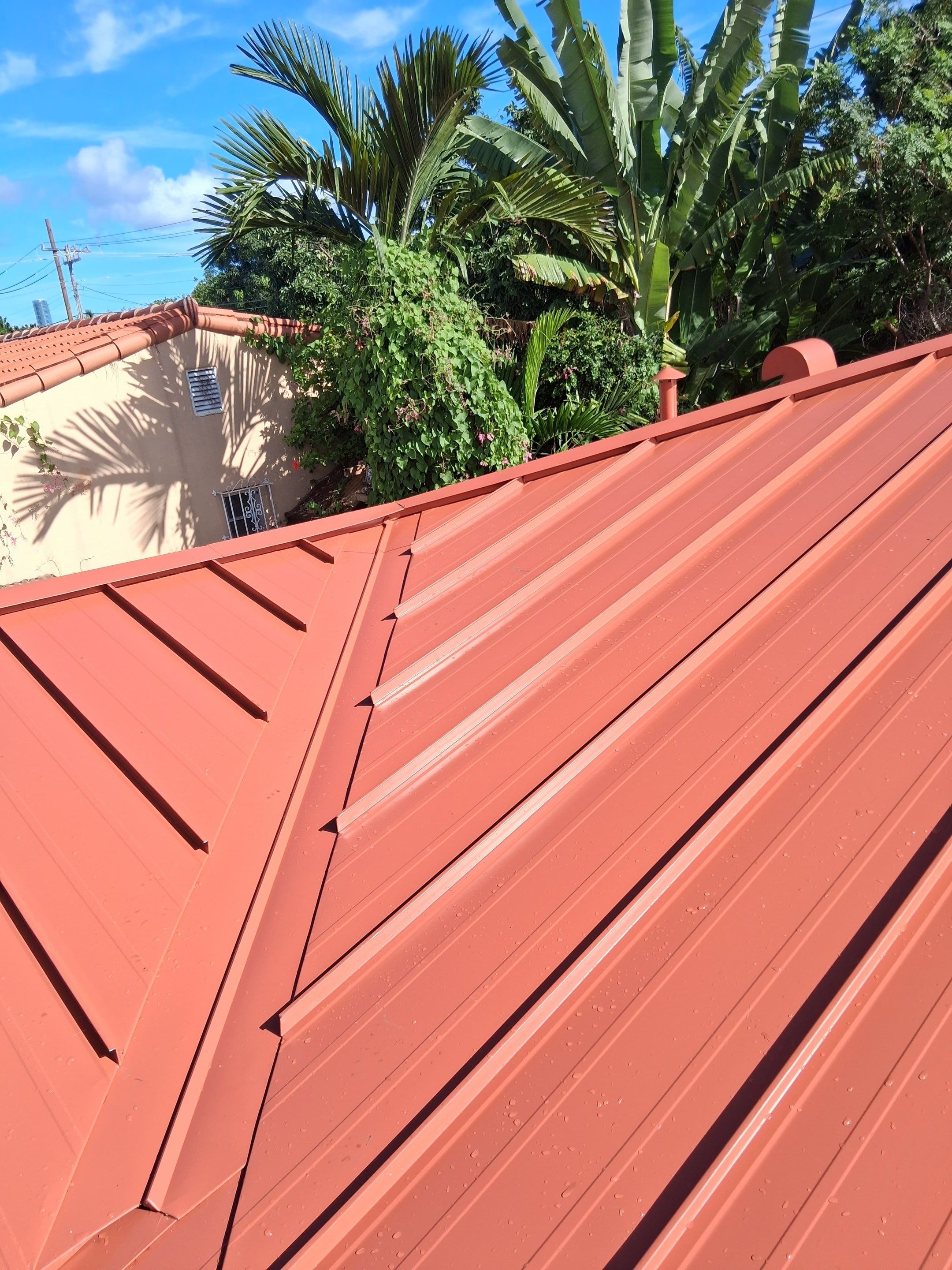 Metal Roof - Galvalume - Terracotta by Istueta Roofing