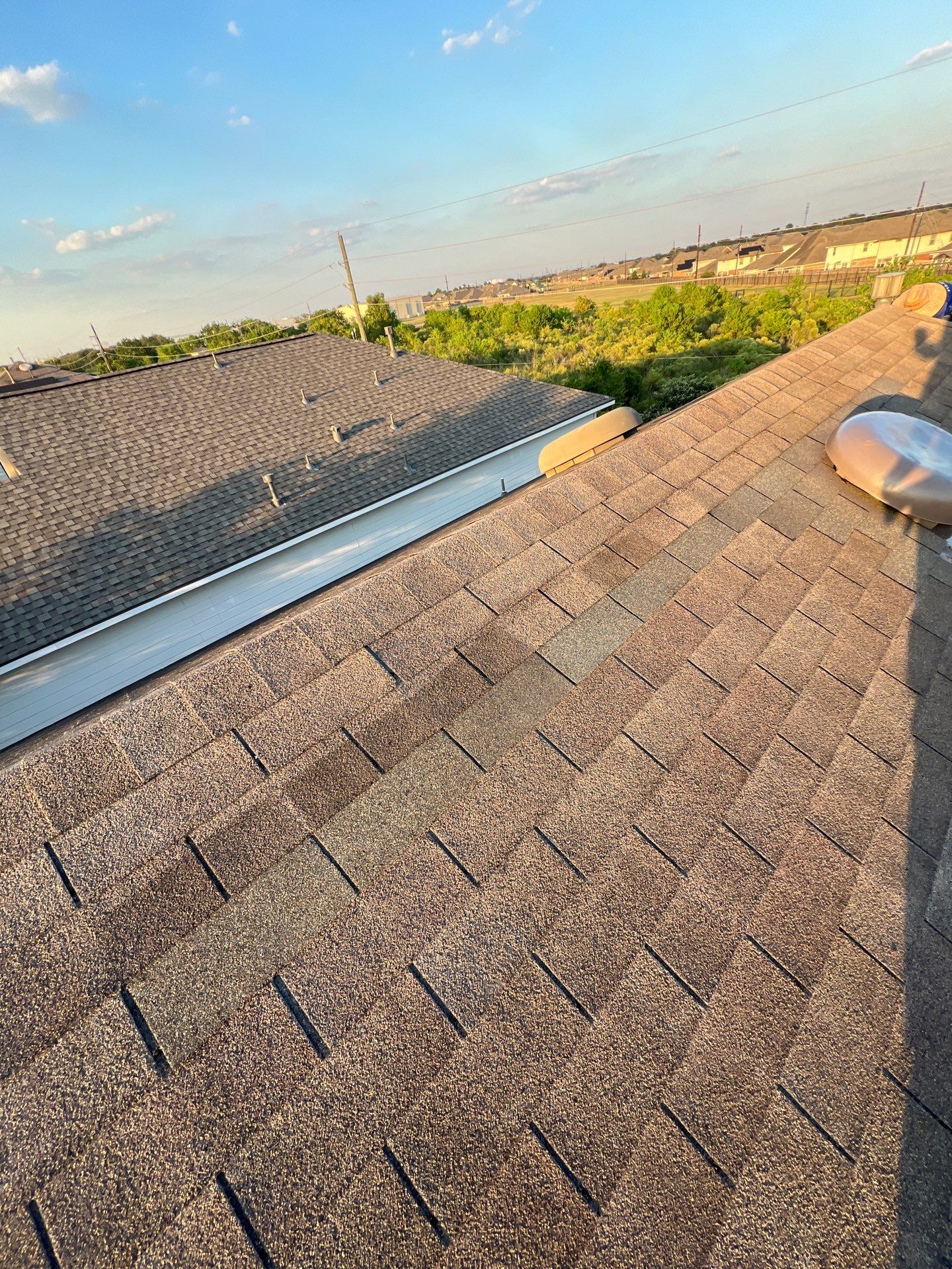 Hail Damage using Owen's Corning Duration (Lifetime) Shingles by Roof Repair Company
