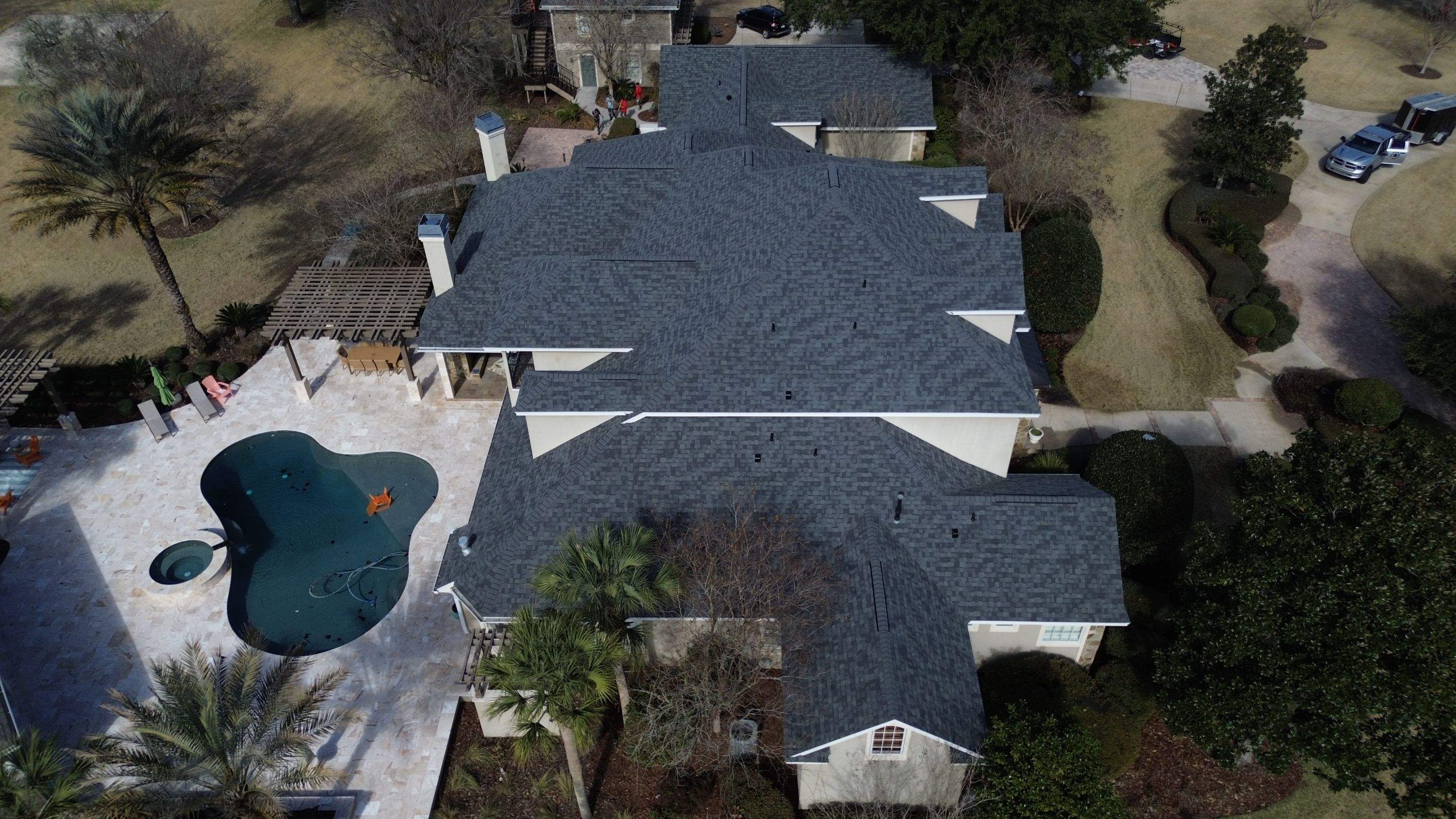 Huge shingle reroof in Newberry, FL by Brehm Roofing
