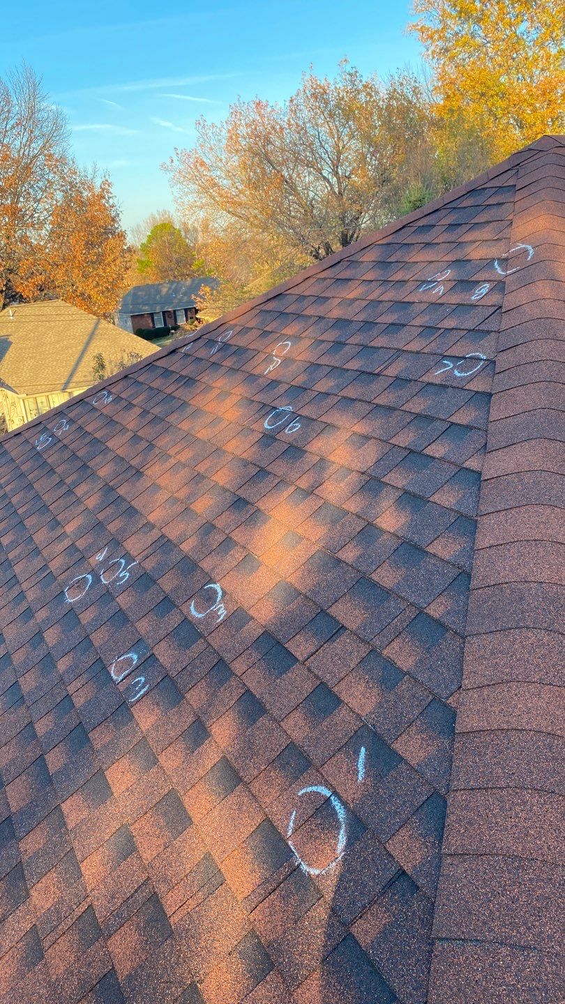 Residential Roofing Installation and adding our Premium Point  by EEC  Windows, Siding & Roofing 