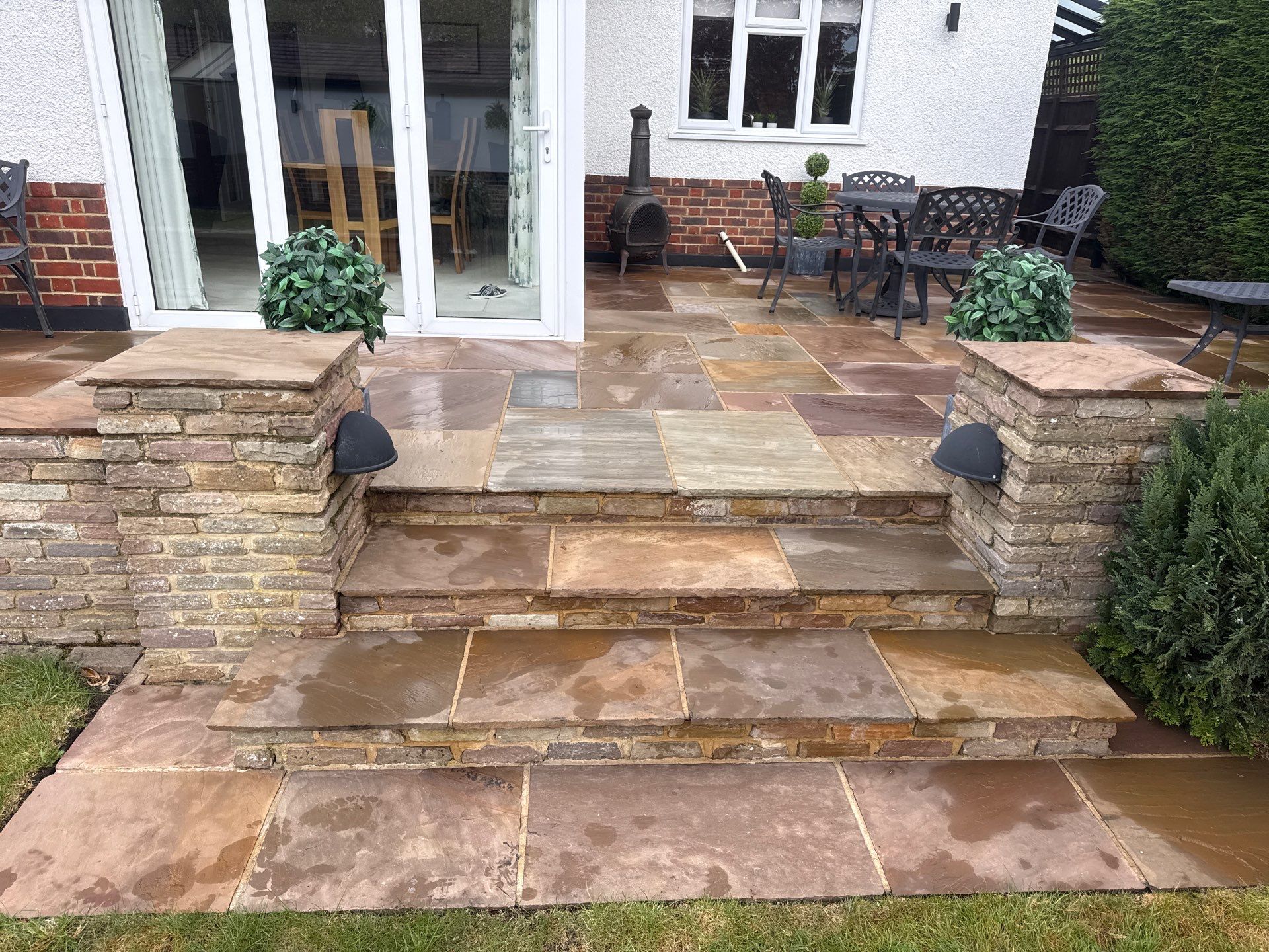 Patio and Lean to clean Epsom by Ges Exterior Cleaning ltd