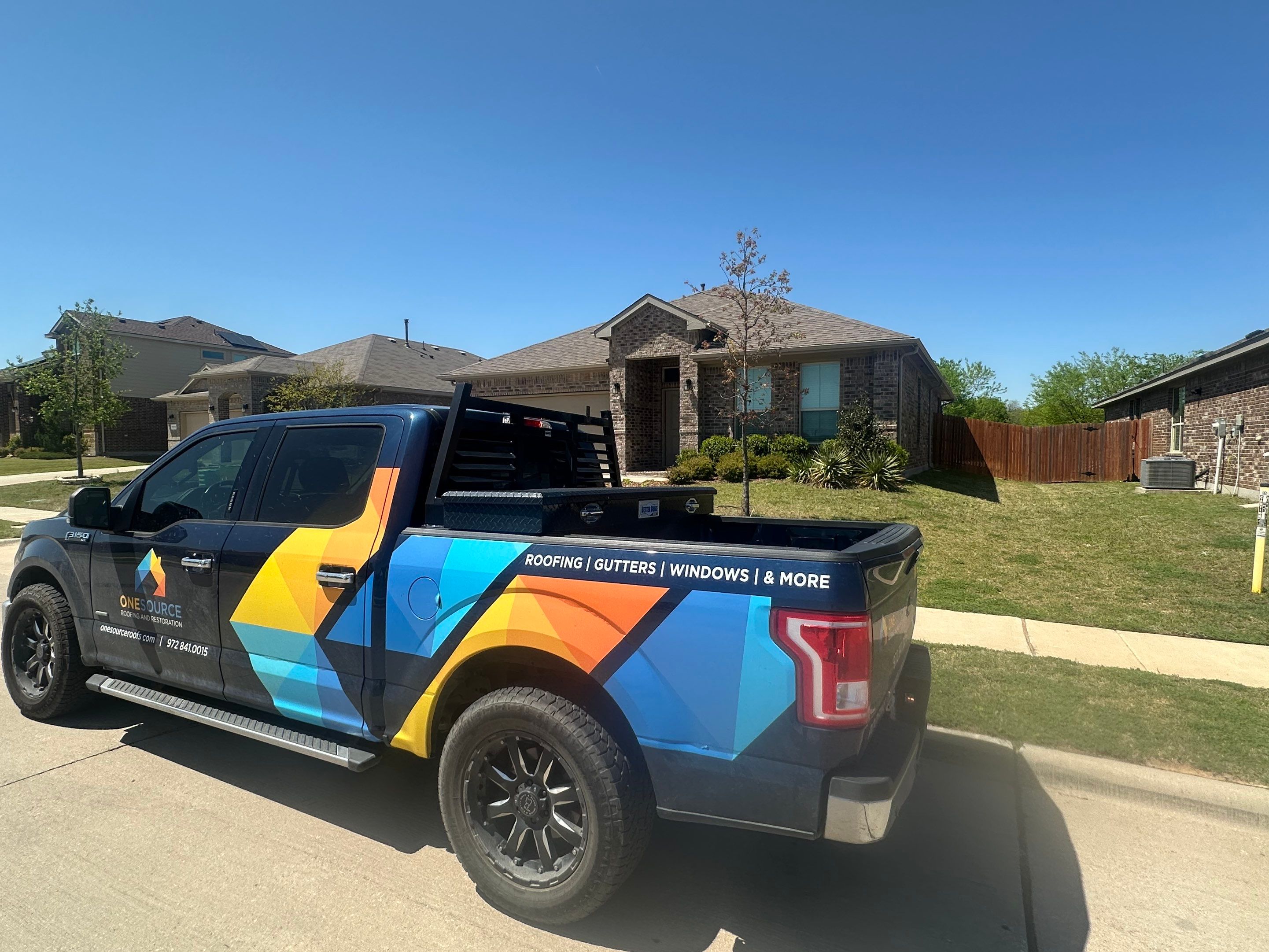 Residential Roofing Installation using Malarkey Highlander Weathered Wood Plus by OneSource Roofing and Restoration