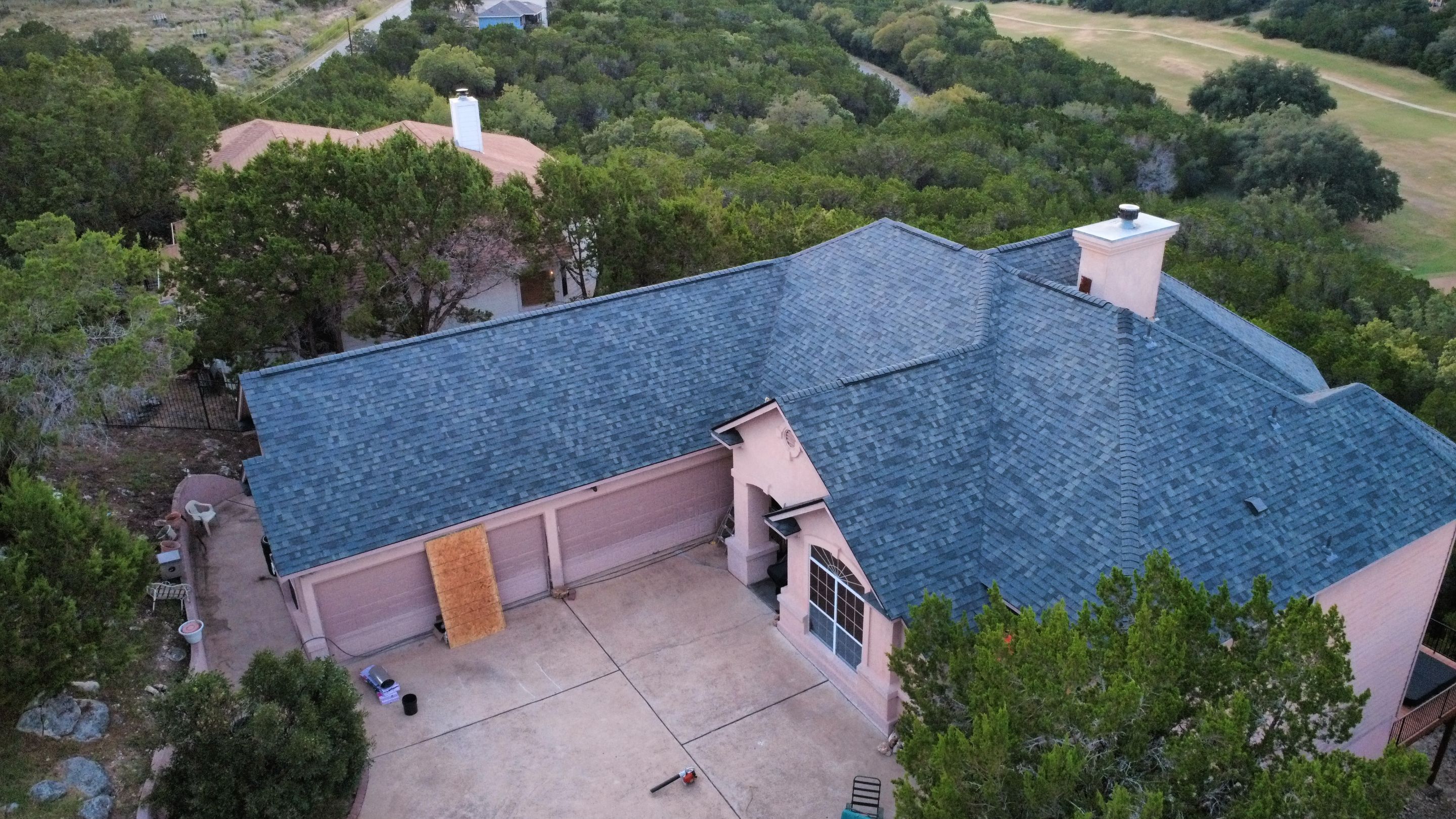 3 story roof Replacement  by Chavez Construction and Home Services 