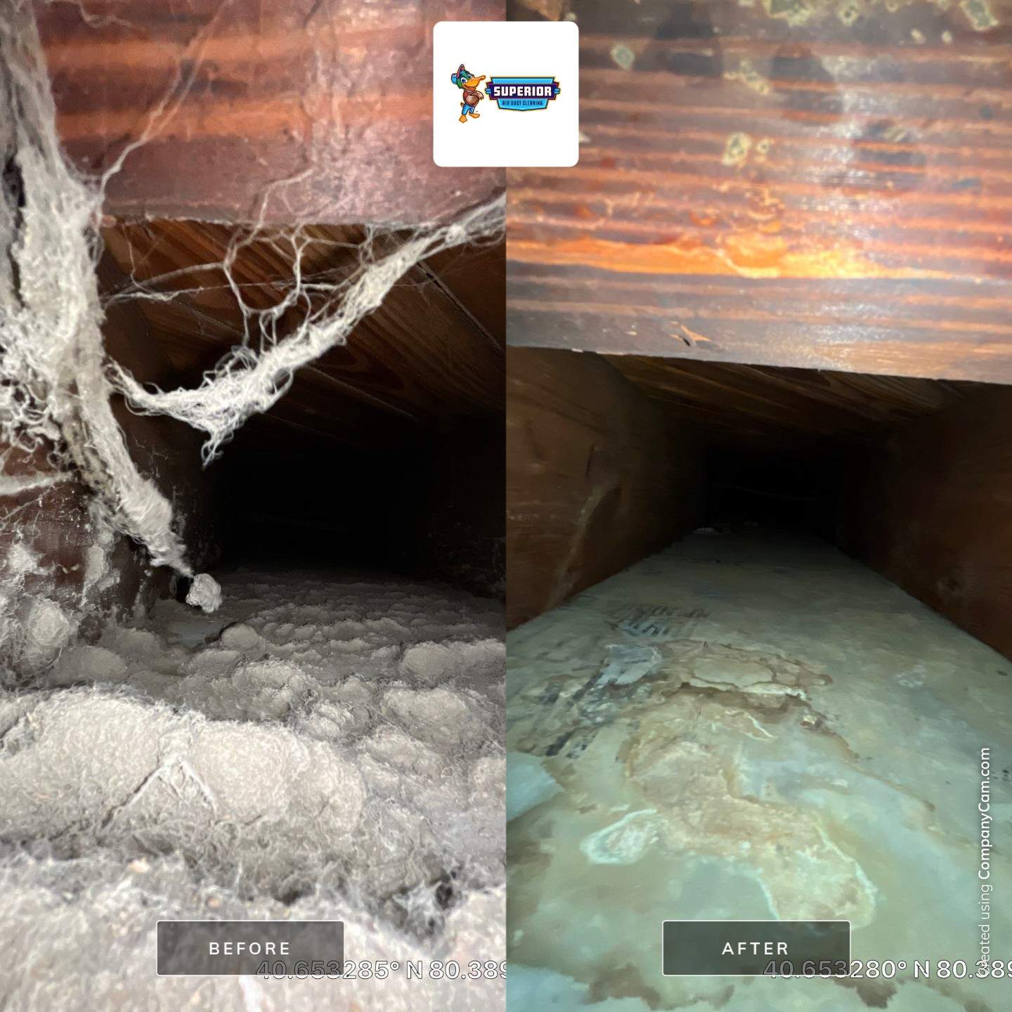 Air Duct Cleaning With a Vacuum Truck in Midland, PA by Superior Air Duct Cleaning