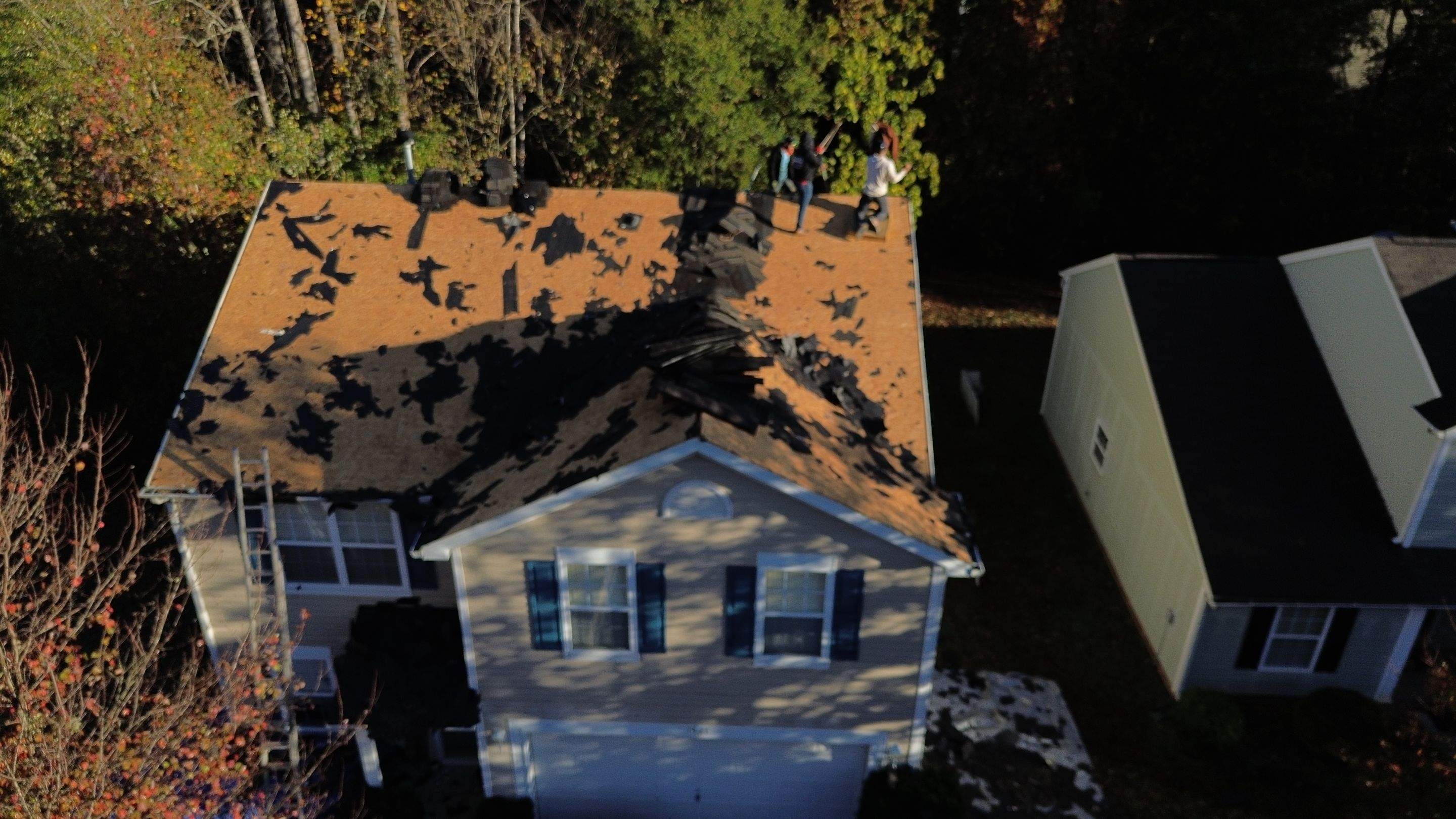 Roof replacement by hail damage by Just Brilliant Restoration JBR