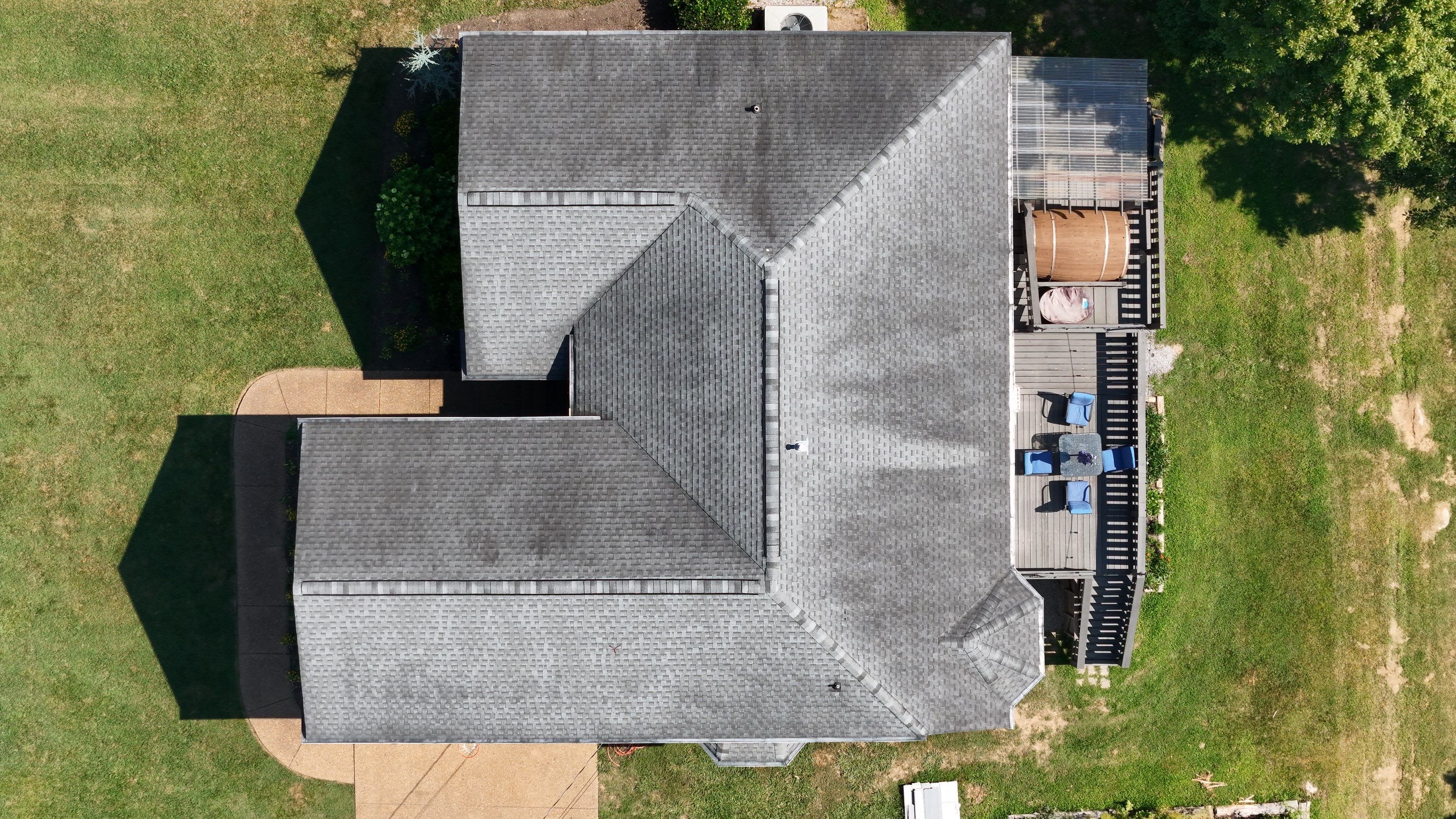 Charcoal Black Re-Roof by Royal House LLC