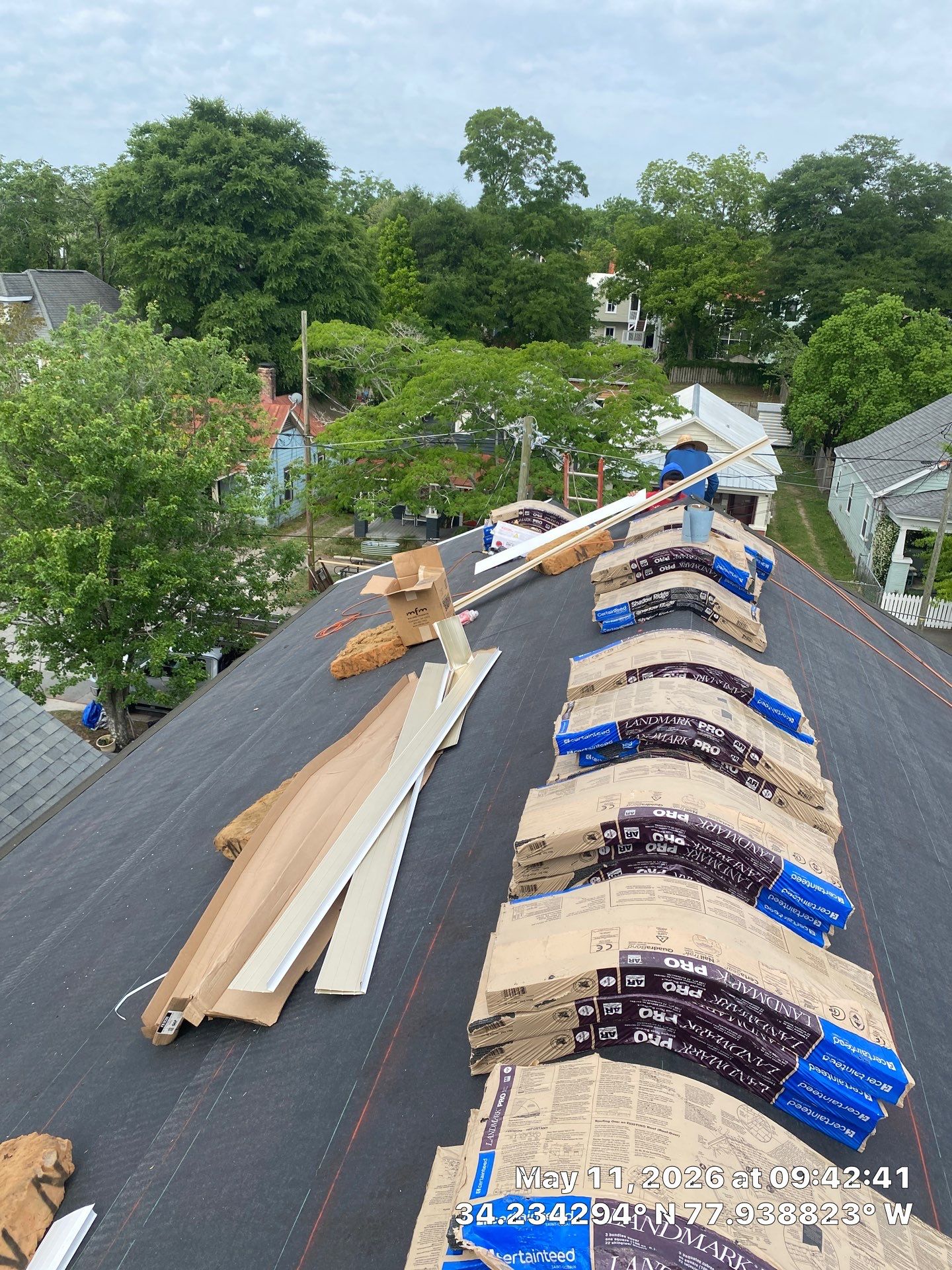 Downtown Wilmington FORTIFIED Roof Replacement with CertainTeed Landmark PRO by RGR Construction and Roofing, LLC